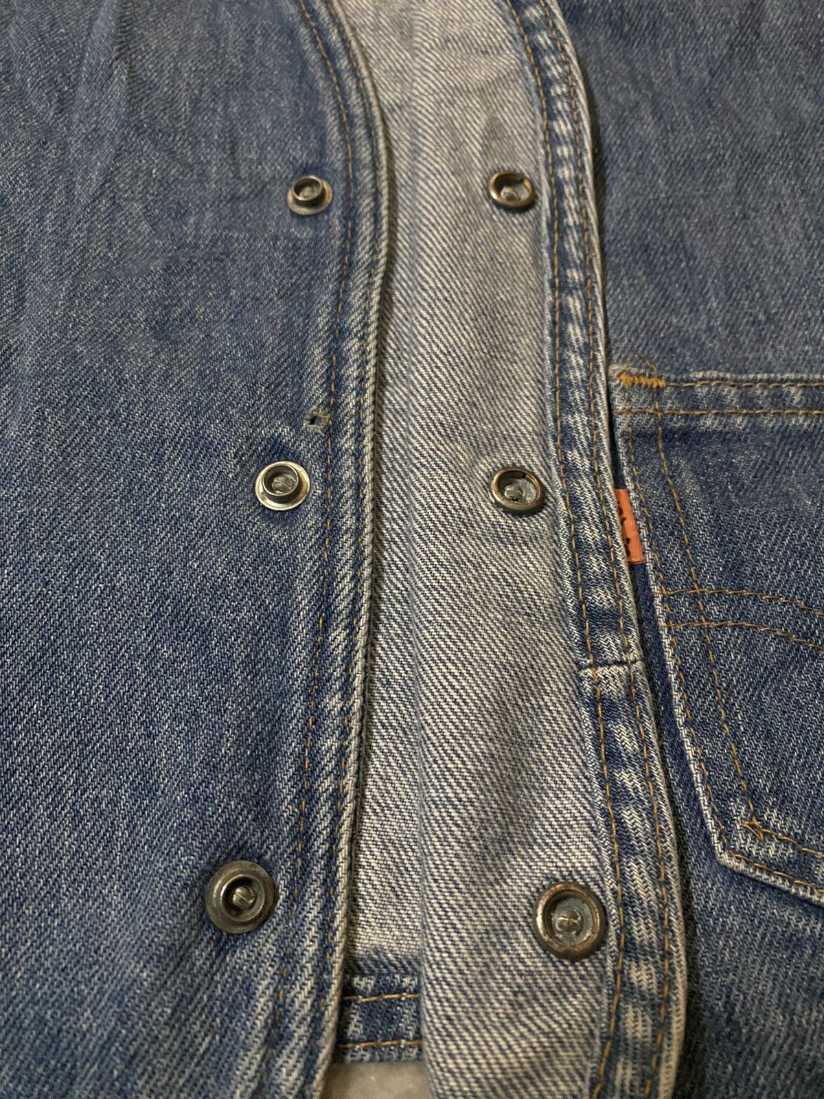 Levi's Vintage 60s Levis Snap Button Vest Denim Size US S / EU 44-46 / 1 - 5 Thumbnail