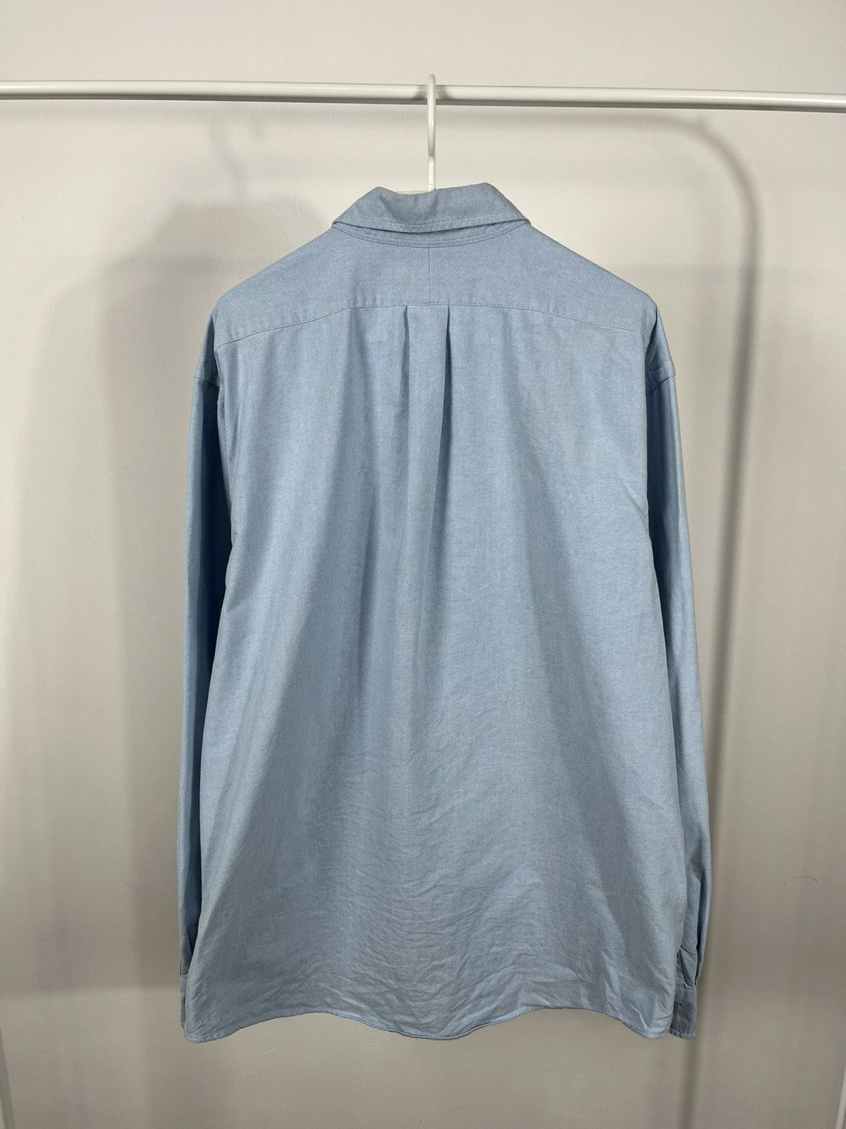 Polo Ralph Lauren × Ralph Lauren × Vintage XXl Vintage Polo Ralph Lauren Blue Button Up Shirt Size US XXL / EU 58 / 5 - 8 Thumbnail