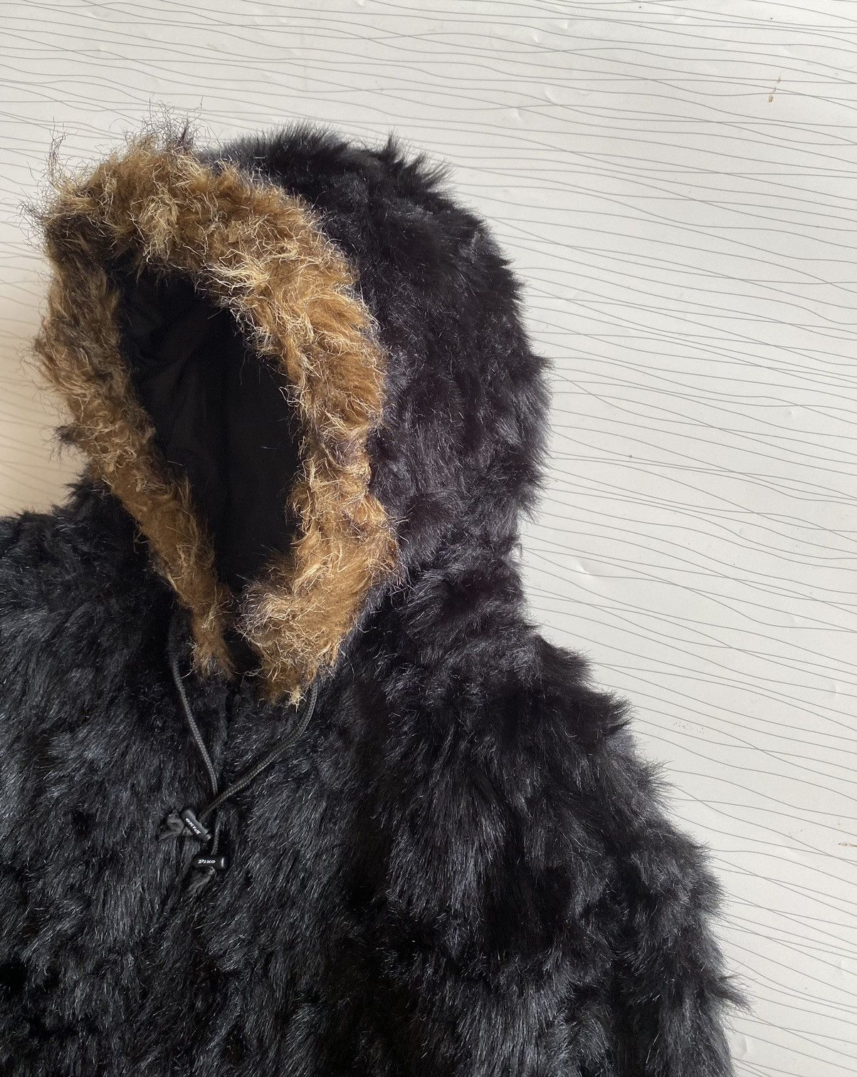 Japanese Brand Vintage 90s Piko Hawaii Fur Zipper Hooded Reversible Jacket Size US L / EU 52-54 / 3 - 5 Thumbnail