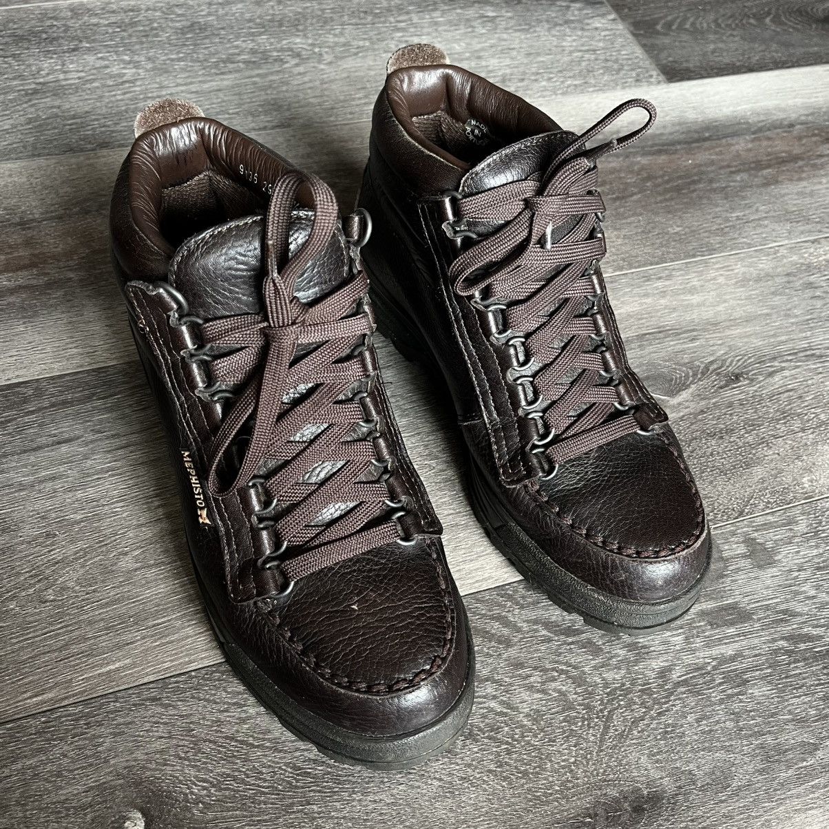 Vintage Mephisto Niki Brown Leather Ankle Boots Gore Tex 8W