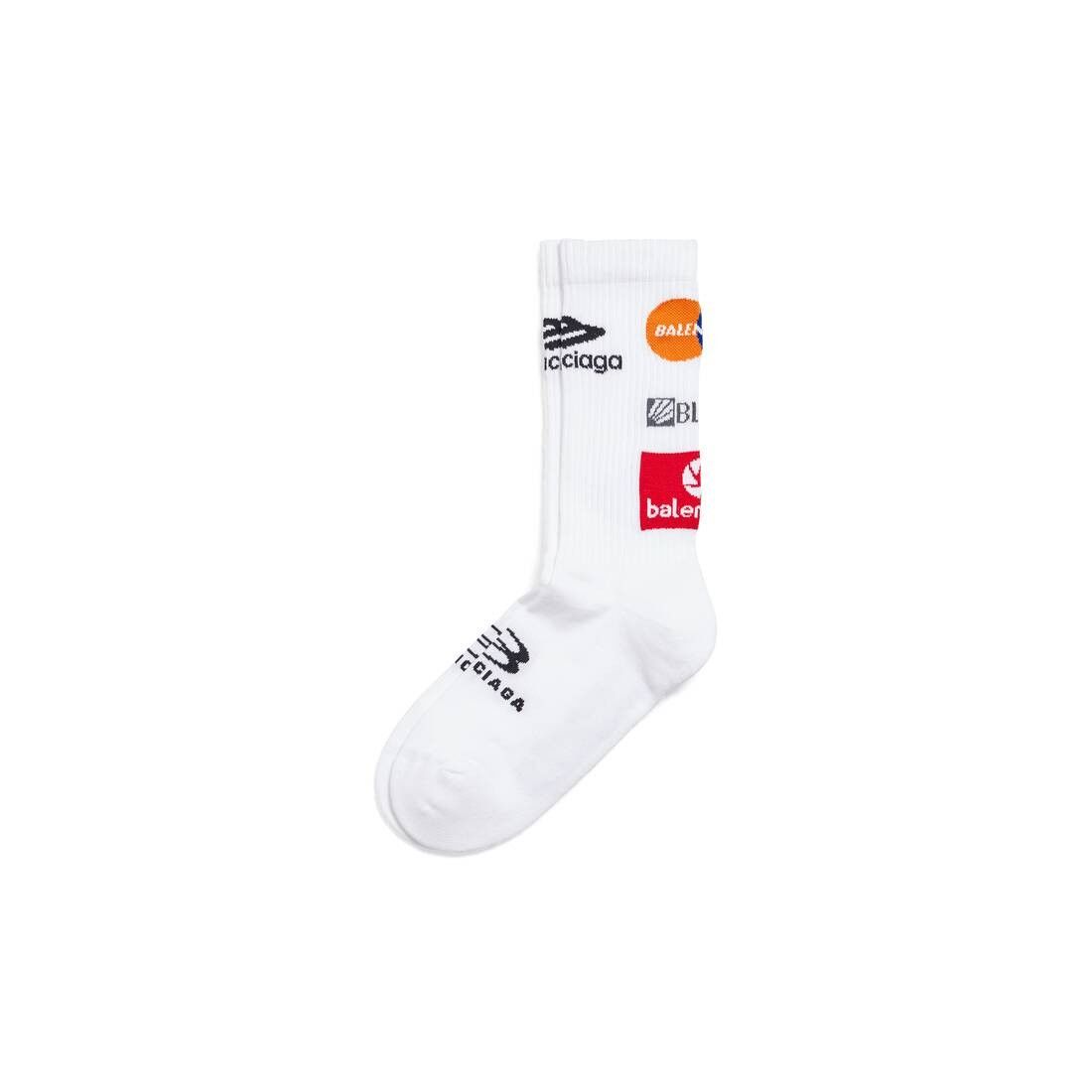 Balenciaga o1srvl11e0725 Size: L / Top League Socks in Multicolor Size ONE SIZE - 2 Thumbnail