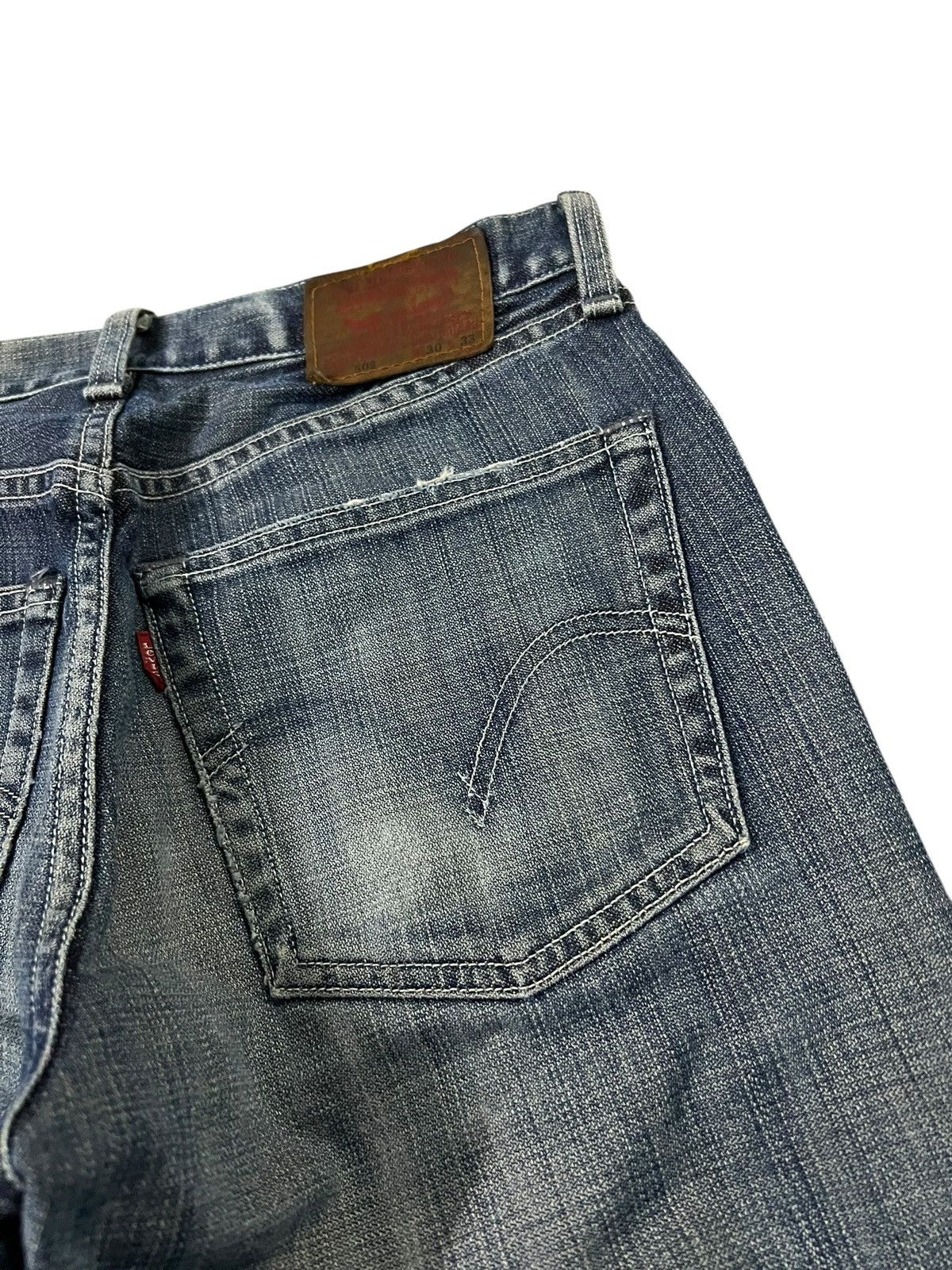 Levi's Vintage Levis 502 Mud Wash Distress Jean Size US 28 / EU 44 - 14 Thumbnail