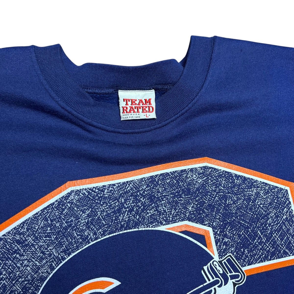 NFL Vintage 1990s NFL Chicago Bears Helmet Spell Out Sweatshirt Size US L / EU 52-54 / 3 - 2 Thumbnail