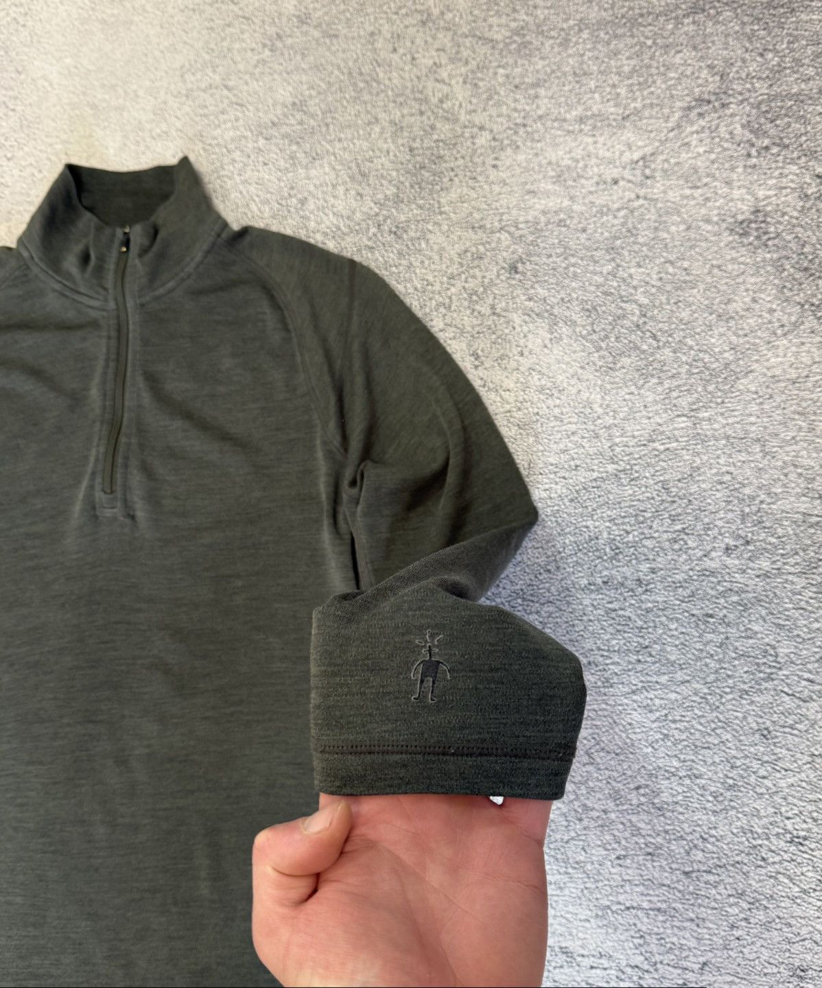Smartwool SmartWool Merino Wool 1/4 Zip Base Layer Thermal Top Men M Size US M / EU 48-50 / 2 - 6 Thumbnail