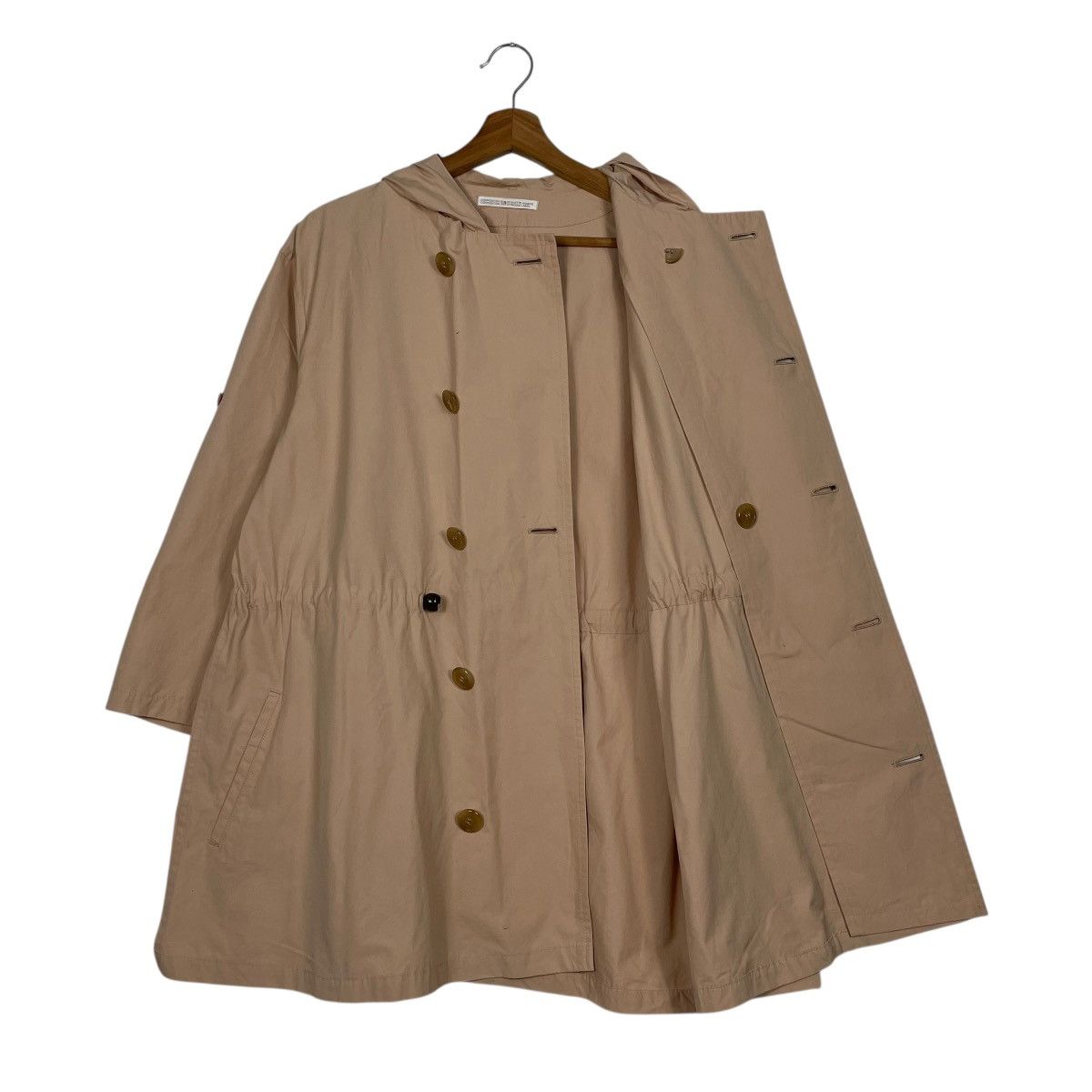Yohji Yamamoto Yohji Yamamoto Imper Meable Hooded Coat Size M / US 6-8 / IT 42-44 - 10 Thumbnail