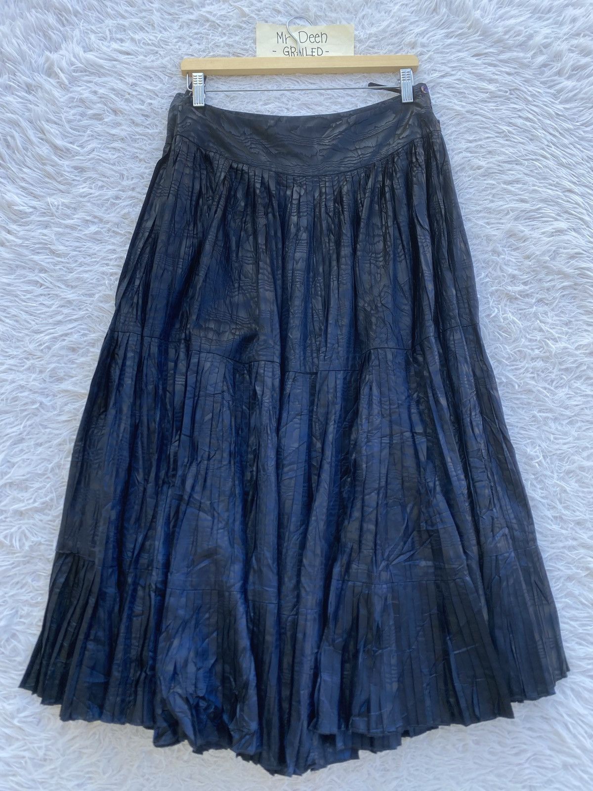 Kenzo Rare KENZO Pleated Midi Skirt Size 29" - 6 Thumbnail