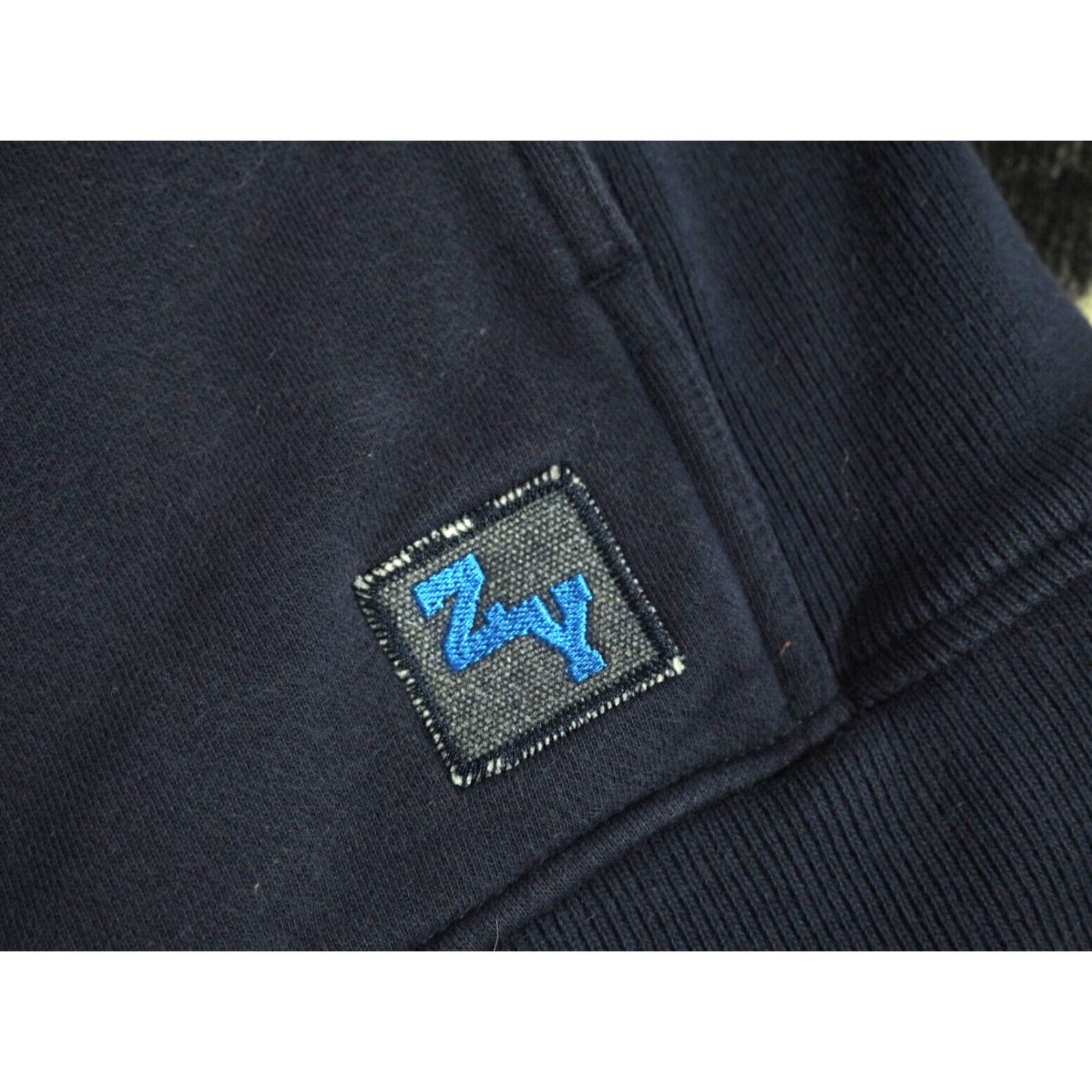 Zoo York VINTAGE Zoo York Pullover Sweatshirt XL Navy Blue Logo Faded ZOO YORK Logo Sweatshirt Men Regular Pockets 24" Pit to Pit 25.5" Length Size US XL / EU 56 / 4 - 5 Thumbnail
