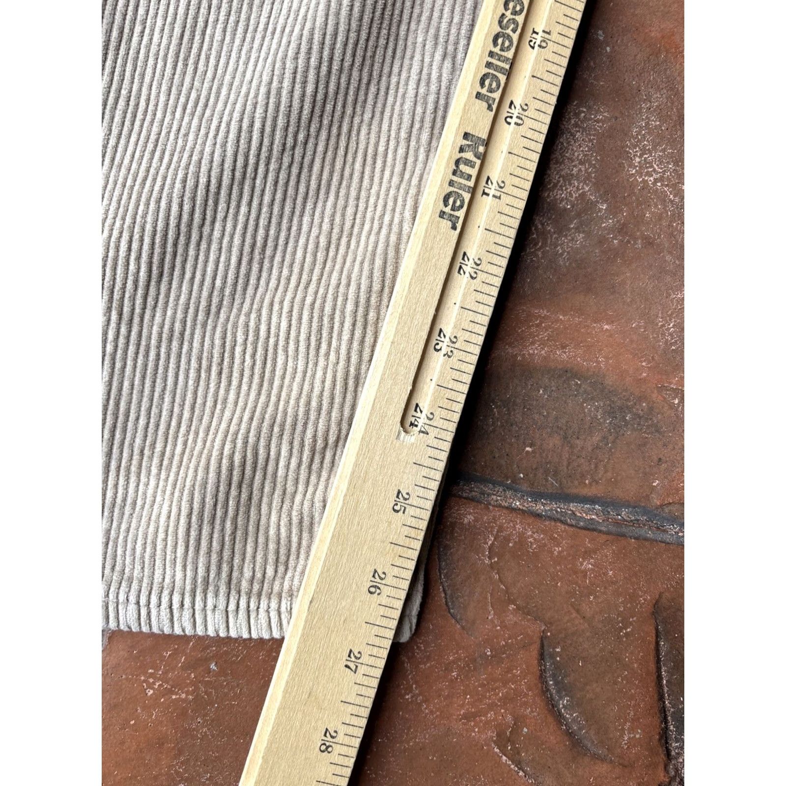 Empyre VINTAGE Empyre Pants Corduroy 32 Relaxed Baggy Straight 5-Pocket Tan Beige Mens Skin? Size US 32 / EU 48 - 5 Thumbnail