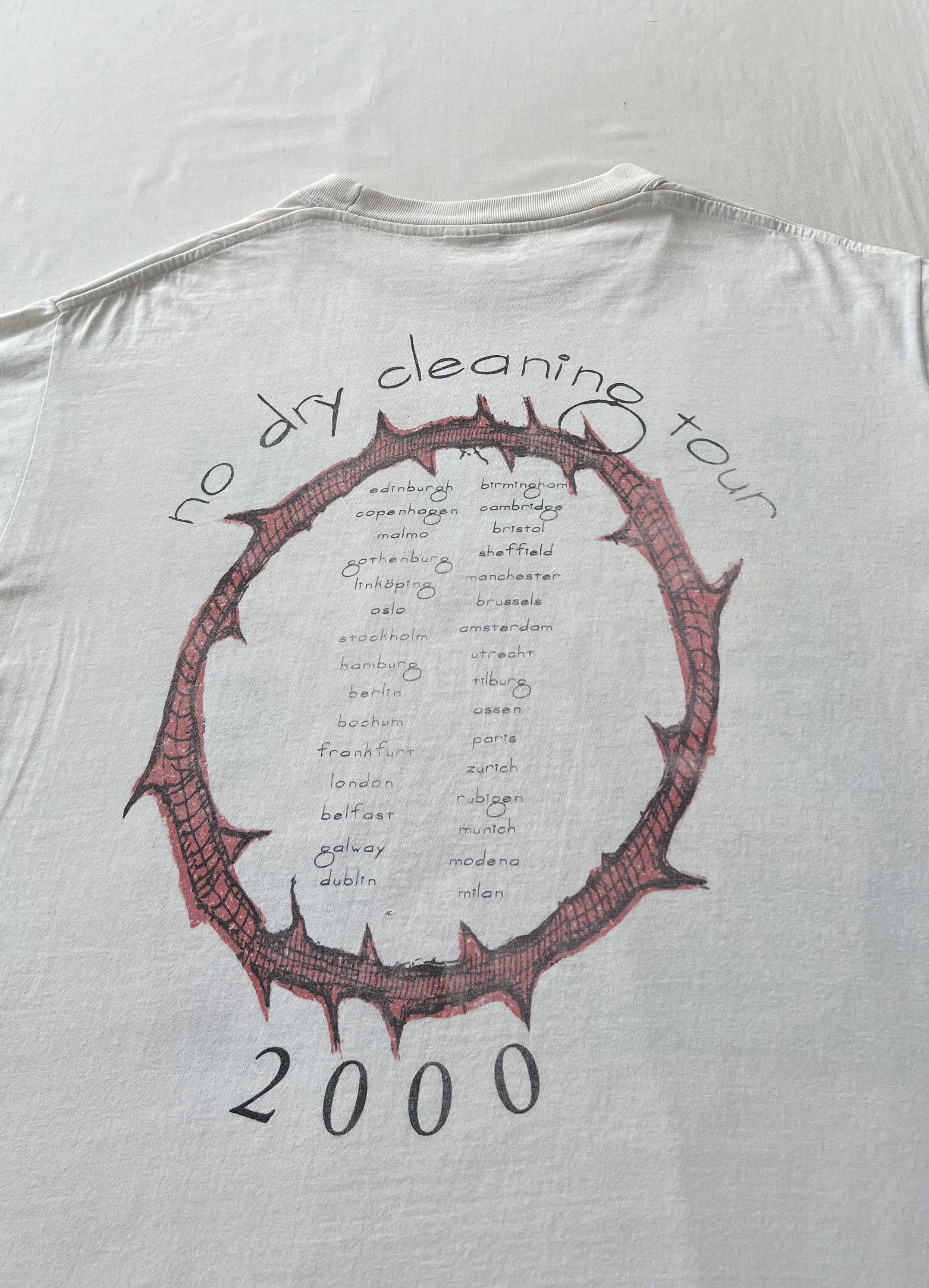 Band Tees Vintage 2000 Steve Earle Transcendental Blues White T-shirt Size US L / EU 52-54 / 3 - 14 Thumbnail