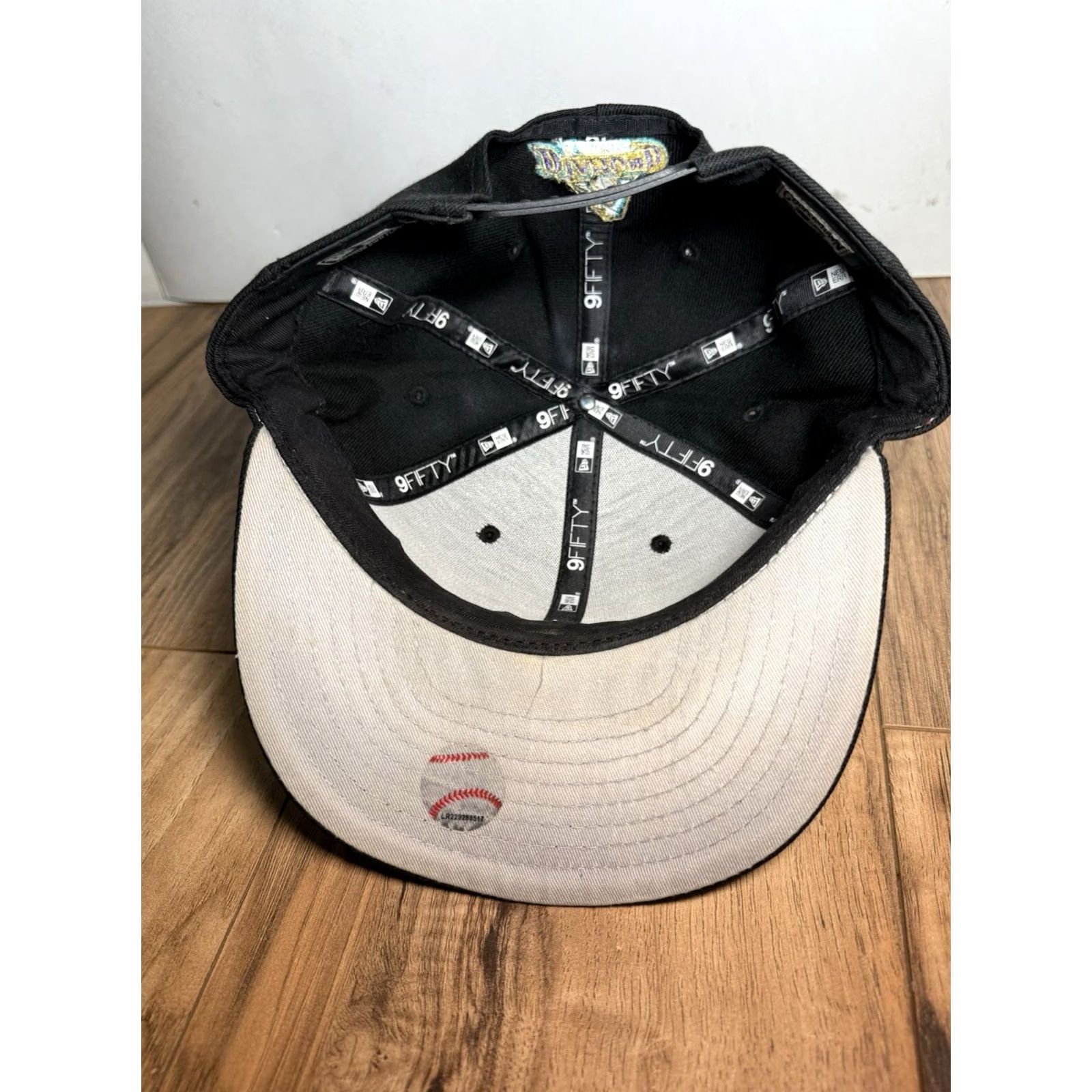 New Era VINTAGE New Era Baseball Cap Mens One Size Black HERITAGE ARIZONA DIAMONDBACKS SNAPBACK COOPERSTOWN VTG RETRO 90s LOGO Size ONE SIZE - 6 Thumbnail