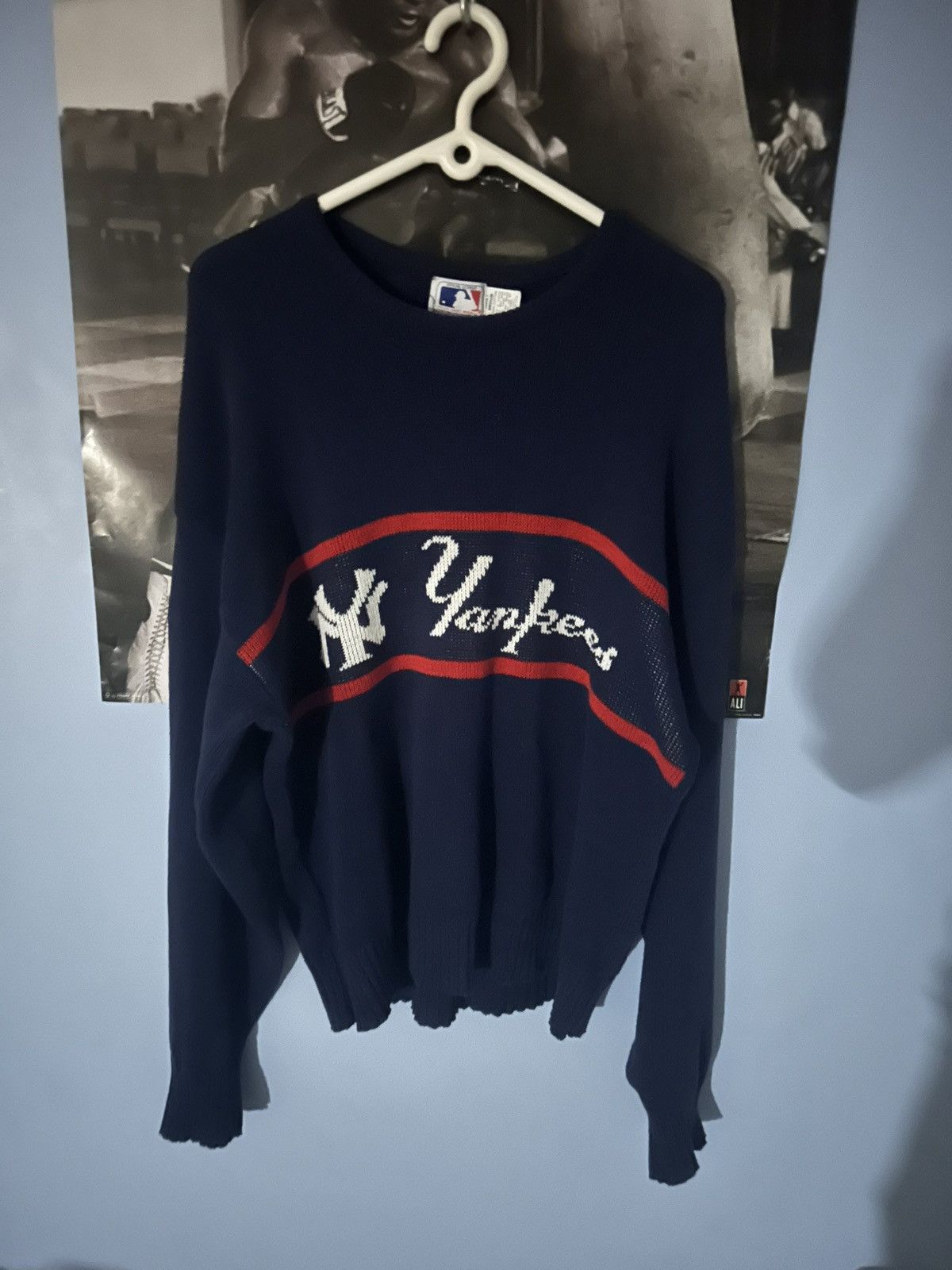 New York Yankees Cliff Engle X New York Yankees Knit Sweater Size US L / EU 52-54 / 3 - 1 Thumbnail