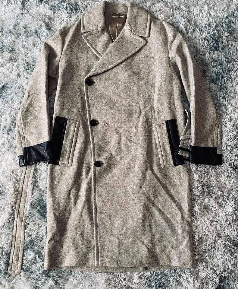 Hermes Hermes Show model pure cashmere wool blend leather trench Size US S / EU 44-46 / 1 - 2 Thumbnail
