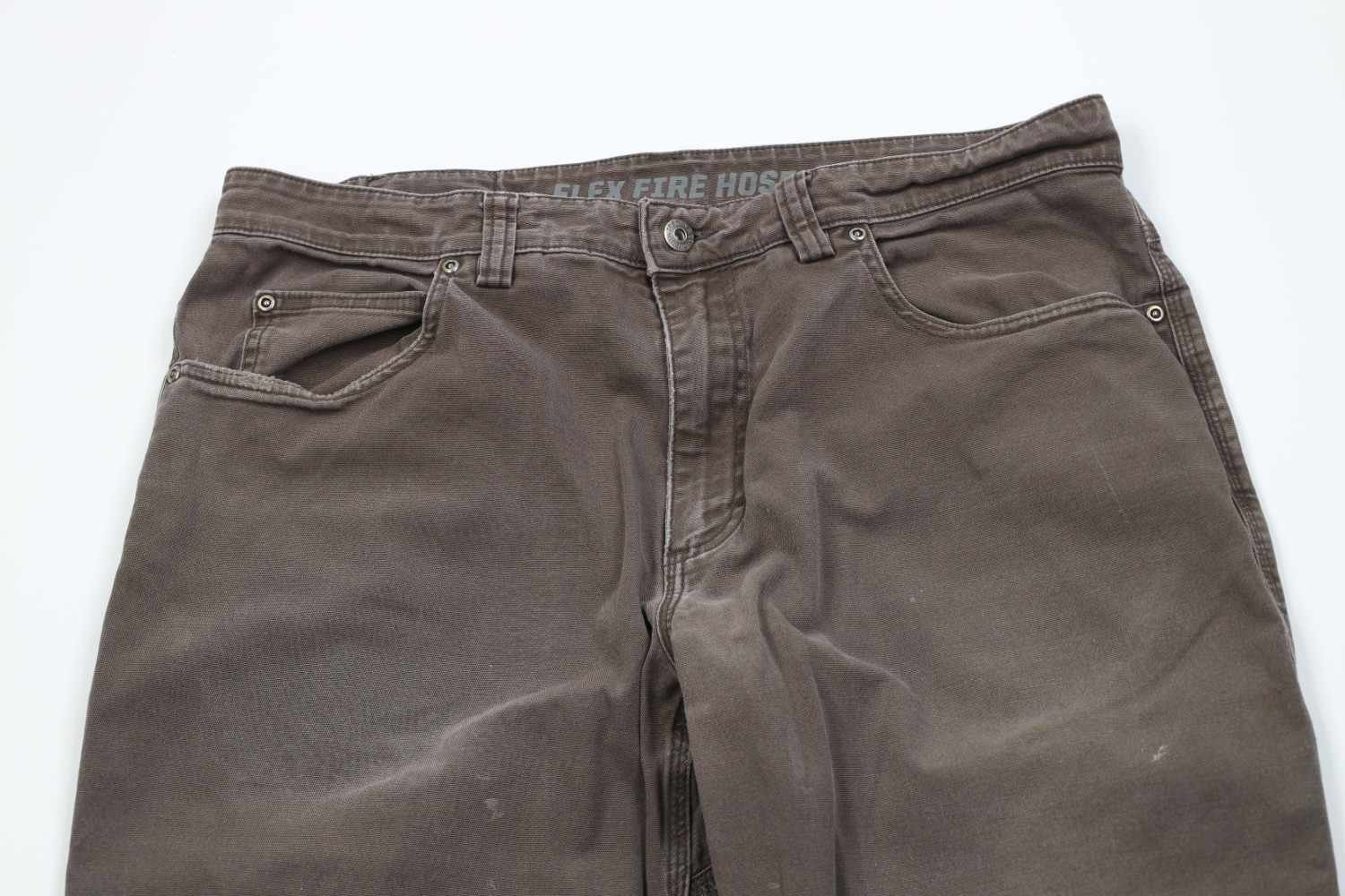 Duluth Trading Company Duluth Trading Co Flex Fire Hose Wide Leg Pants Brown Size US 34 / EU 50 - 2 Thumbnail