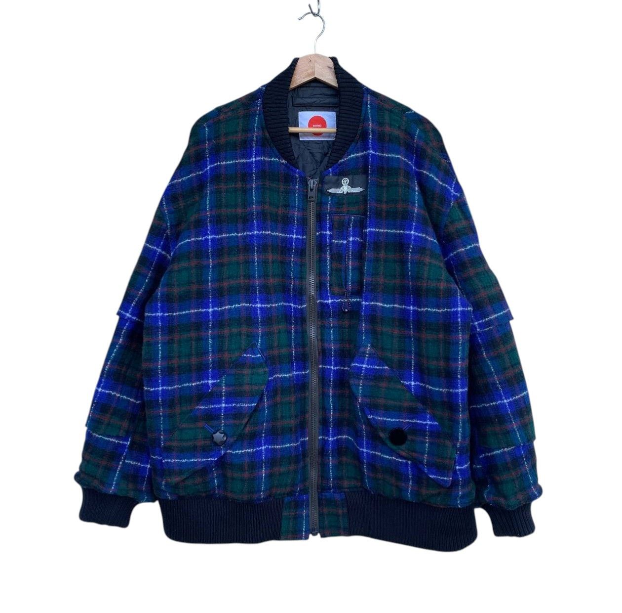 KIDILL KIDILL By HIRO(Hiroaki Sueyasu)Tartan Punk Oversized Bomber Size US XL / EU 56 / 4 - 5 Thumbnail