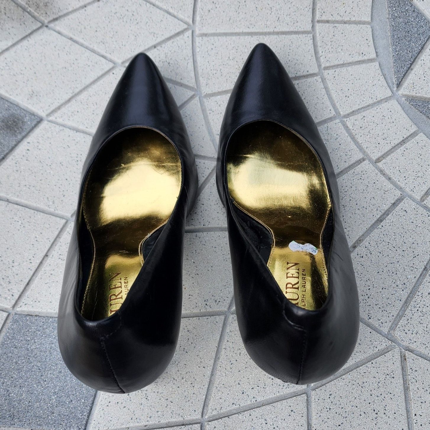 Lauren Ralph Lauren Lauren Ralph Lauren Alani Black Leather Stiletto Heels 9.5 Size US 9.5 / IT 39.5 - 6 Thumbnail