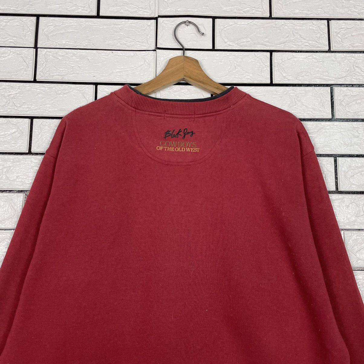 Japanese Brand Western Black Gang Crewneck Sweatshirt Size US L / EU 52-54 / 3 - 8 Thumbnail