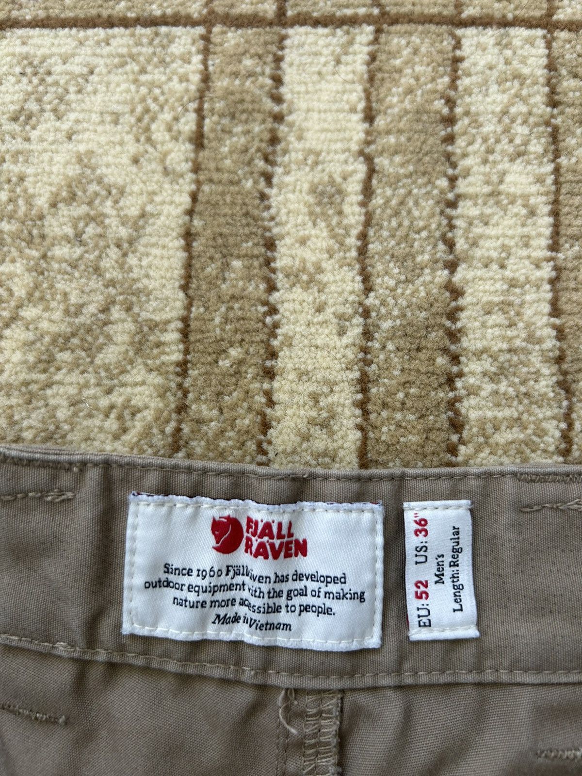 Fjallraven Fjallraven Tan Vidda Pro Trousers Size US 36 / EU 52 - 15 Thumbnail