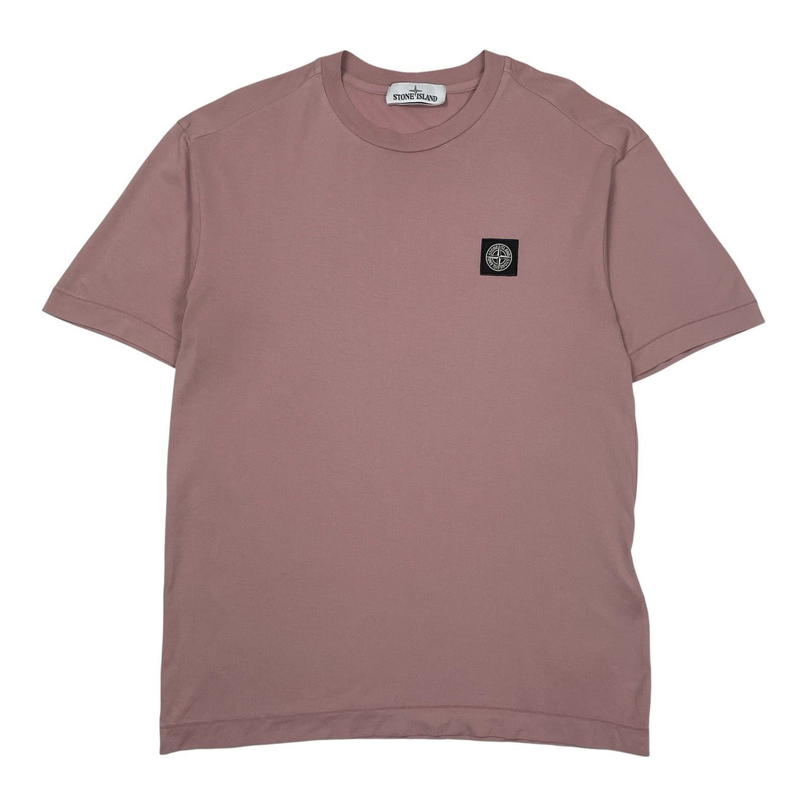 Stone Island Stone Island Compass Logo T Shirt Men's Dust Pink Cotton S Size US S / EU 44-46 / 1 - 1 Thumbnail