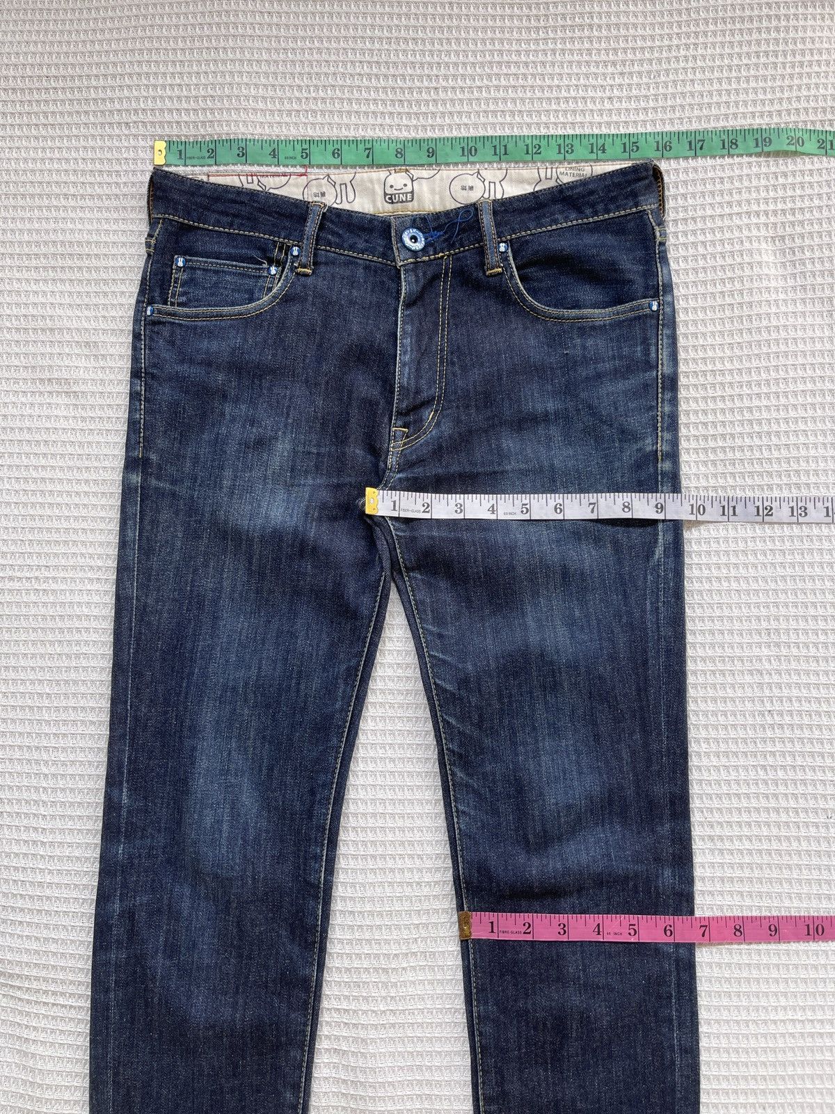 Japanese Brand Rare🔥Japan Brand CUNE Rabbit Logo Skinny Jeans Size US 31 - 11 Thumbnail