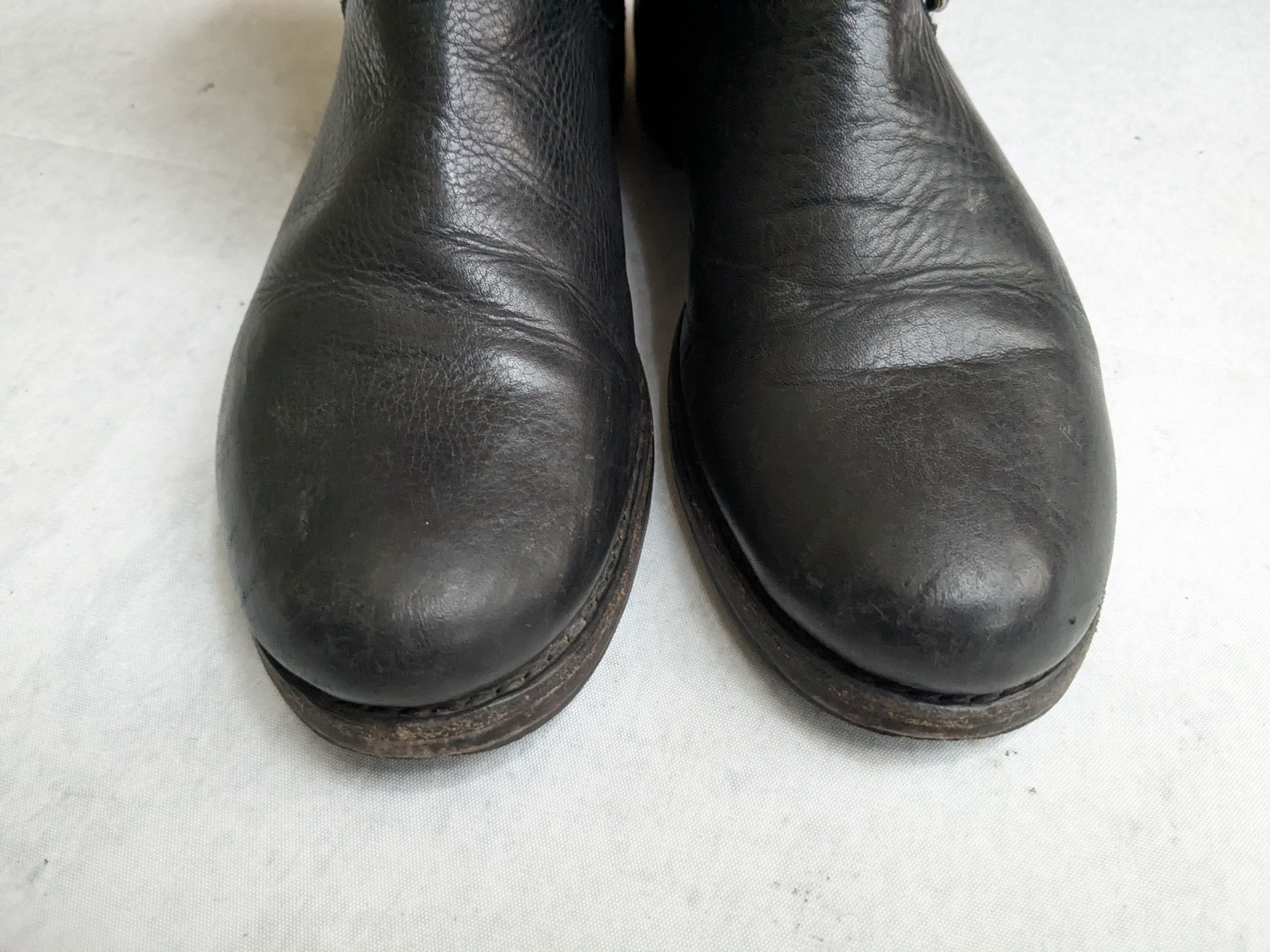 Frye Frye Engineer Boots Black Leather 7.5 Motorcycle Biker Size US 7.5 / EU 40-41 - 4 Thumbnail