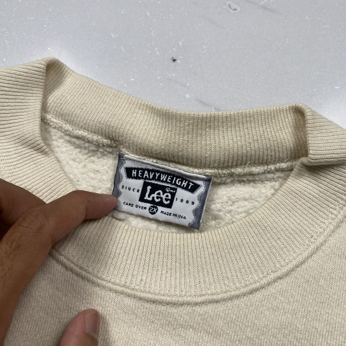 Lee Vintage 90s Long Beach Washing Lee Boxy Crewneck Size US XXL / EU 58 / 5 - 6 Thumbnail