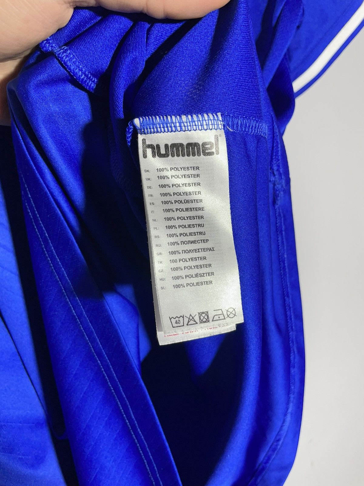 Hummel Everton Hummel 2020/21 Home Y2k Football Shirt Size US L / EU 52-54 / 3 - 11 Thumbnail