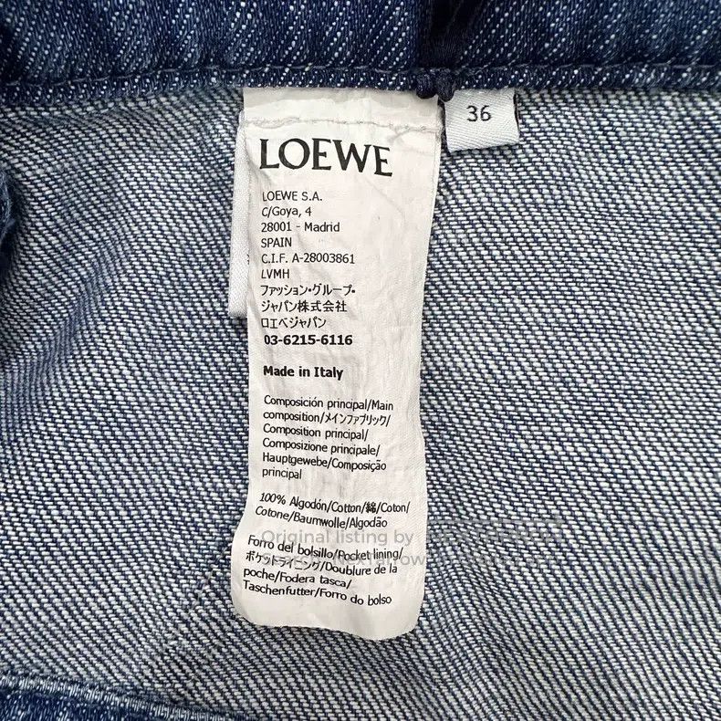Loewe Loewe High Waist Denim Long Skirt Size 24" / US 00 / IT 34 - 4 Thumbnail