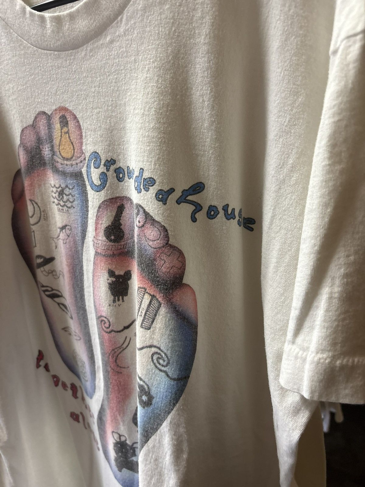 Band Tees 1994 Crowded house together alone tour T-Shirt Size US XL / EU 56 / 4 - 3 Thumbnail