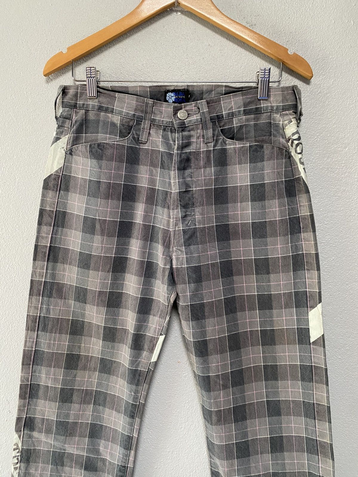Japanese Brand Alba Rossa tartan jeans Size US 30 / EU 46 - 4 Thumbnail