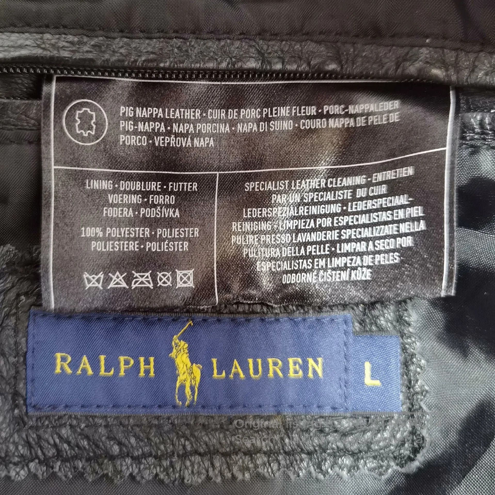 Polo Ralph Lauren Vintage Ralph Lauren Leather Blazer. Size US L / EU 52-54 / 3 - 7 Thumbnail