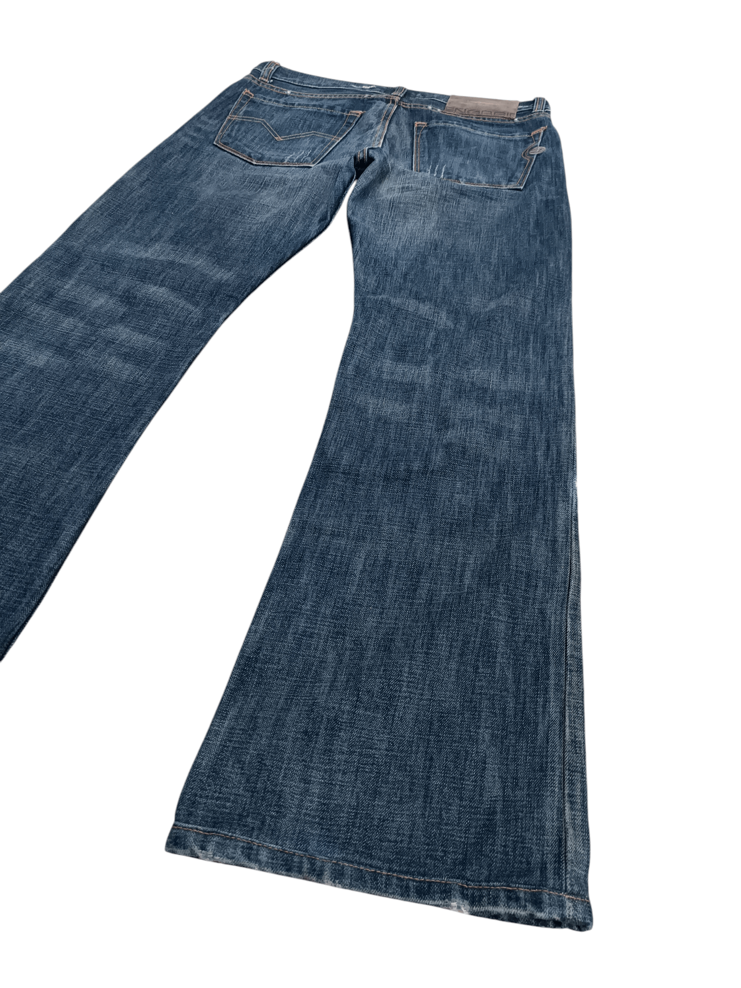 Energie Flare Jeans Energie Distress Faded Boot Cut Y2k Size US 34 / EU 50 - 17 Thumbnail