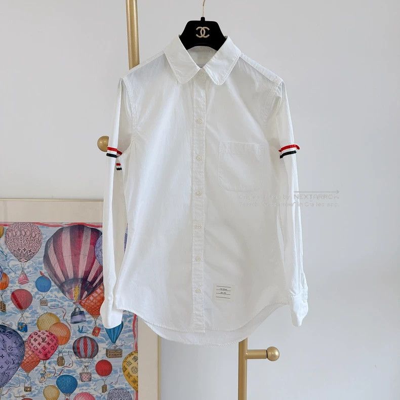 Thom Browne Thom Browne White Shirt Size 40 3 Size M / US 6-8 / IT 42-44 - 1 Thumbnail
