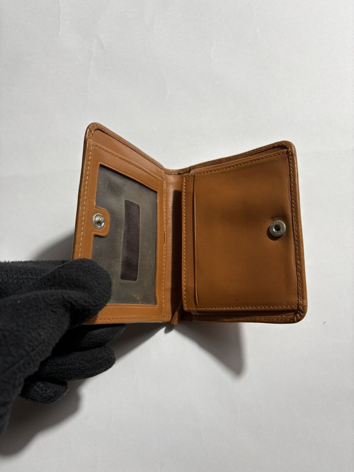 Gucci GUCCI LEATHER BIFOLD WALLET Size ONE SIZE - 3 Thumbnail