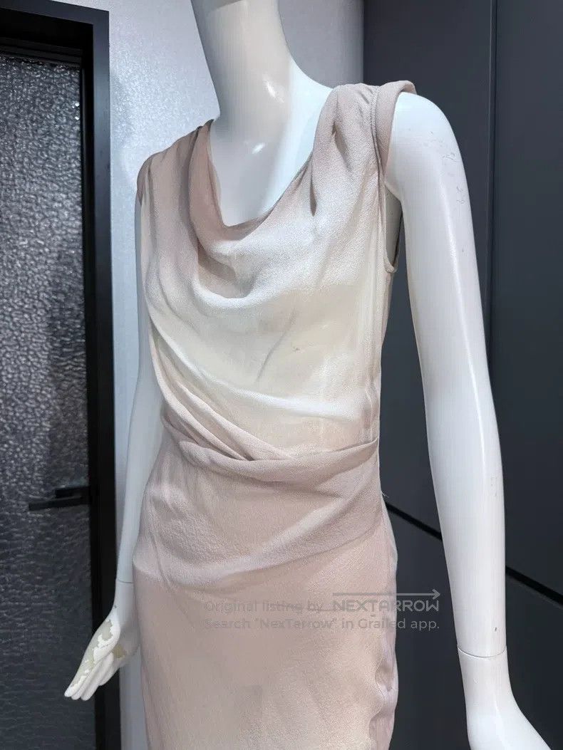 Helmut Lang Helmut Lang A silk satin gauze cotton dress Size M / US 6-8 / IT 42-44 - 2 Thumbnail