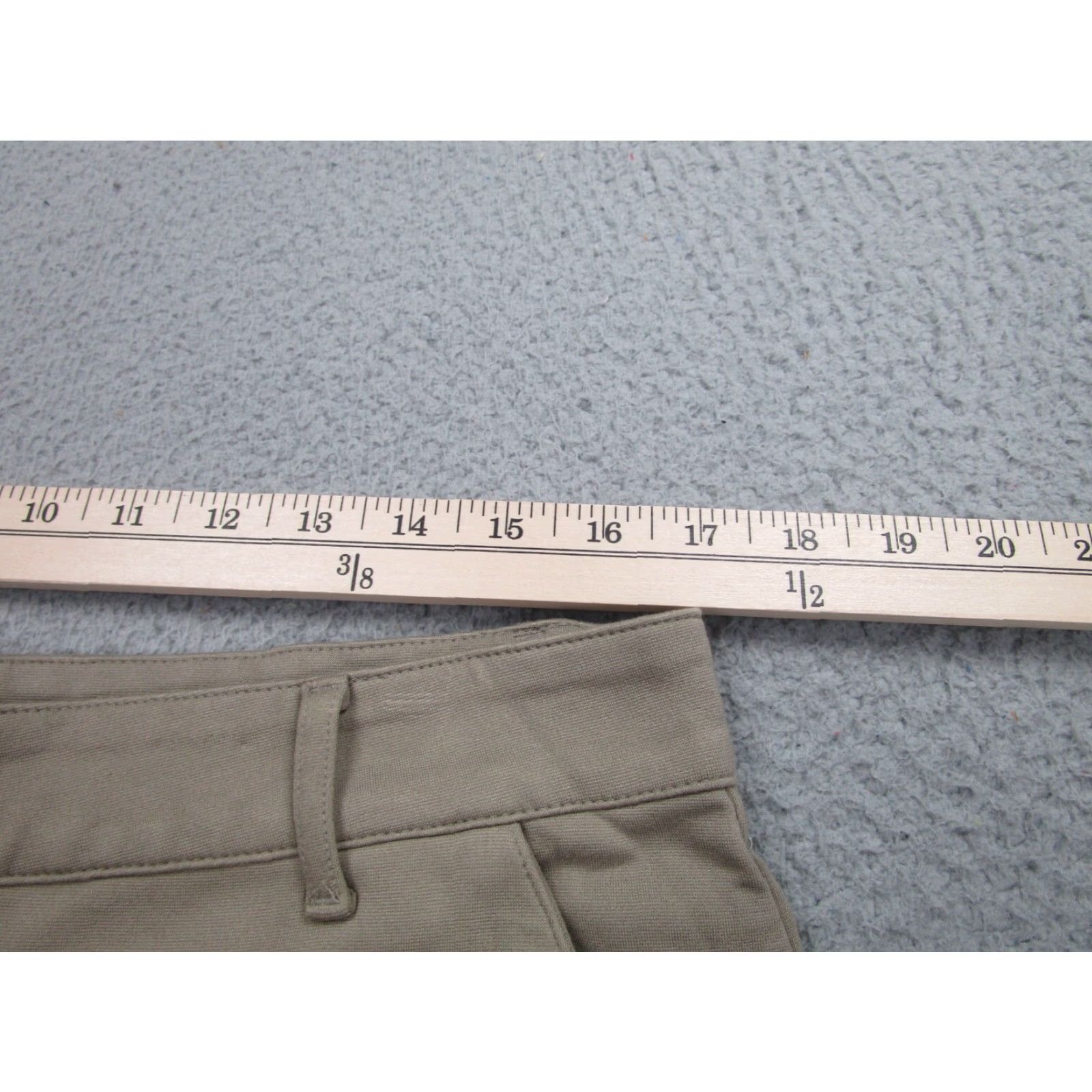 Vintage True Classic Pants Mens 33x32 Beige Slim Straight Chino Stretch Tech Size US 33 - 4 Thumbnail