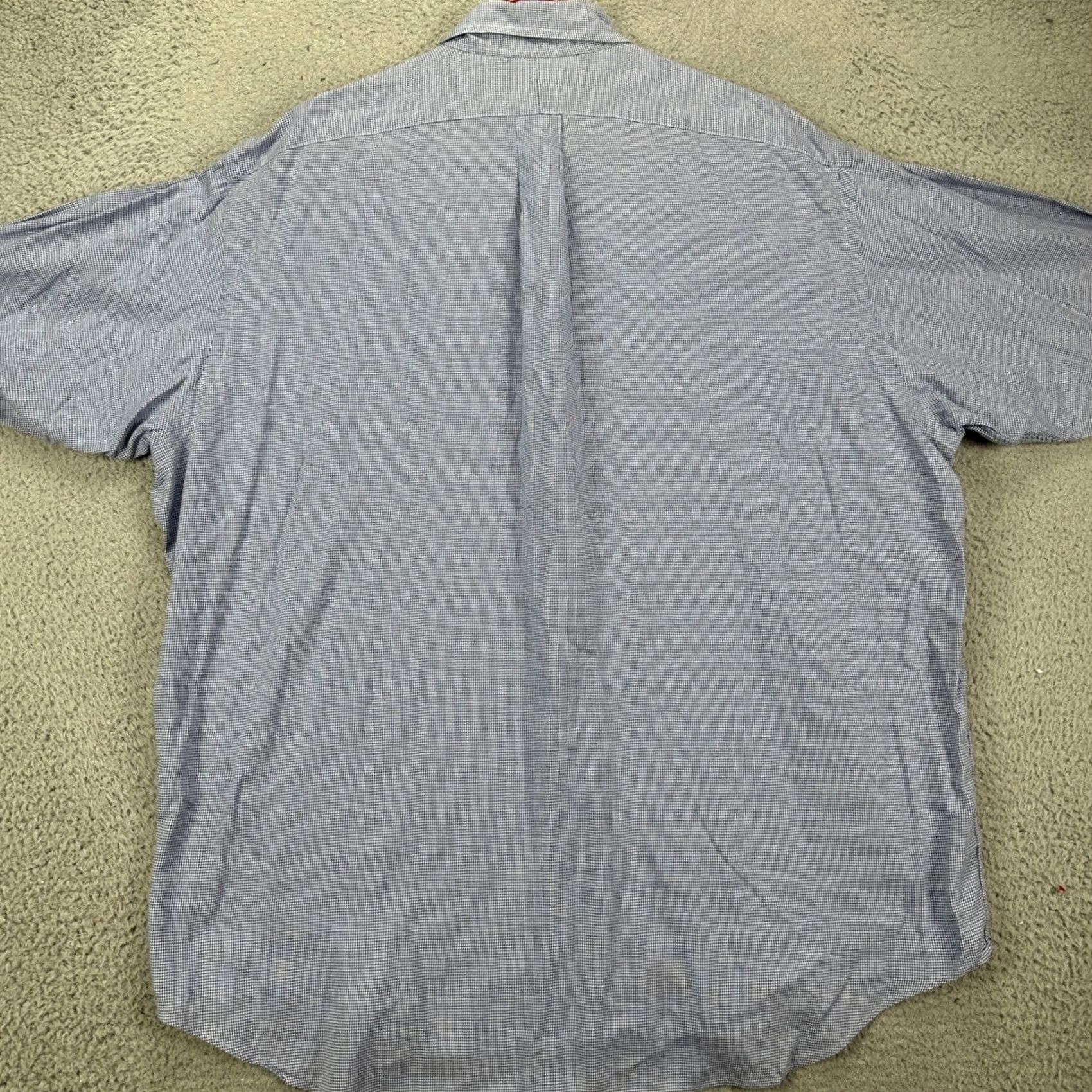 Ralph Lauren Ralph Lauren Blake Shirt Button Down Mens XL Blue Houndstooth Long Sleeve Pony Size US XL / EU 56 / 4 - 3 Thumbnail