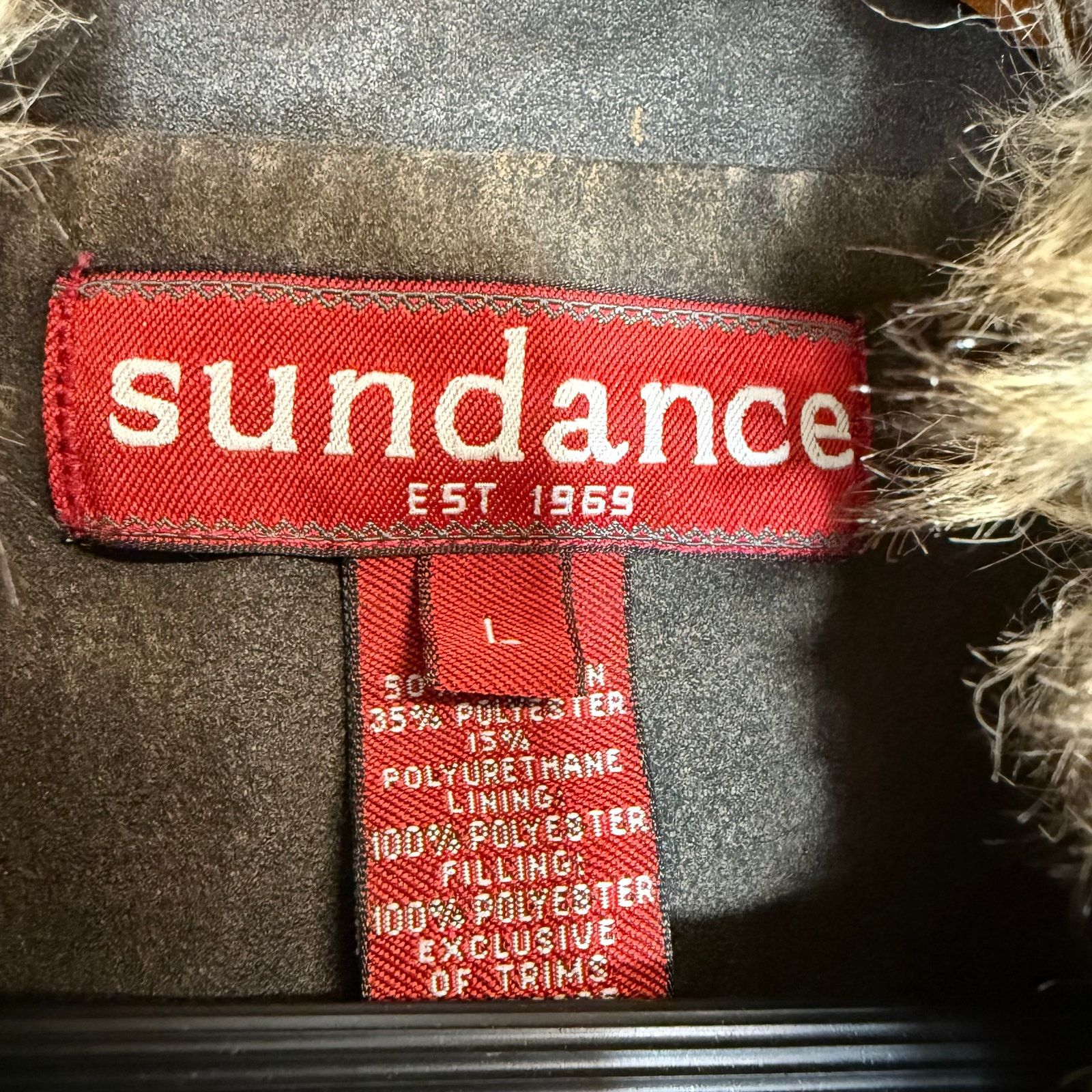 Other Sundance Large Coat Brown Faux Fur Barn Coat Boho Winter Y2K Size L / US 10 / IT 46 - 7 Thumbnail