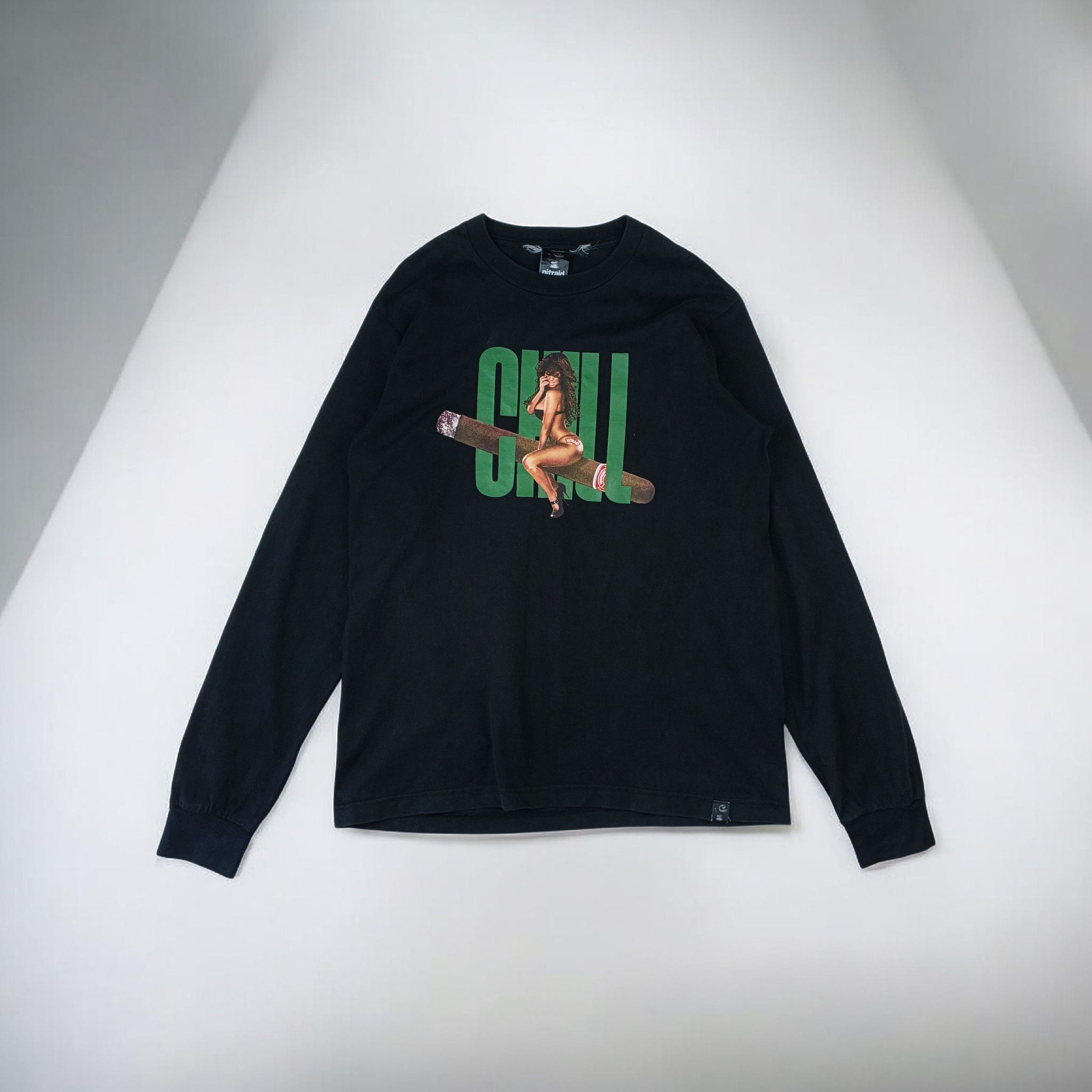 Nitraid Japan NITRAID Nude Girl Image Long Sleeve T-Shirt Size US M / EU 48-50 / 2 - 1 Thumbnail