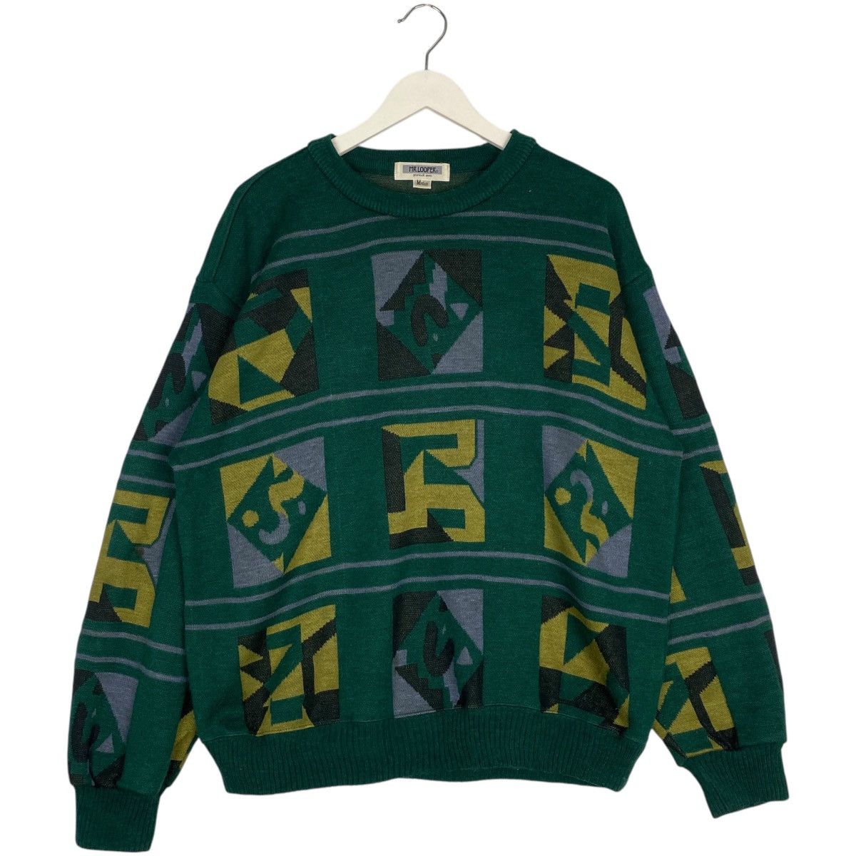 Vintage Vintage Mr.Looper Crewneck Sweatshirt Green Size L Size US L / EU 52-54 / 3 - 1 Thumbnail