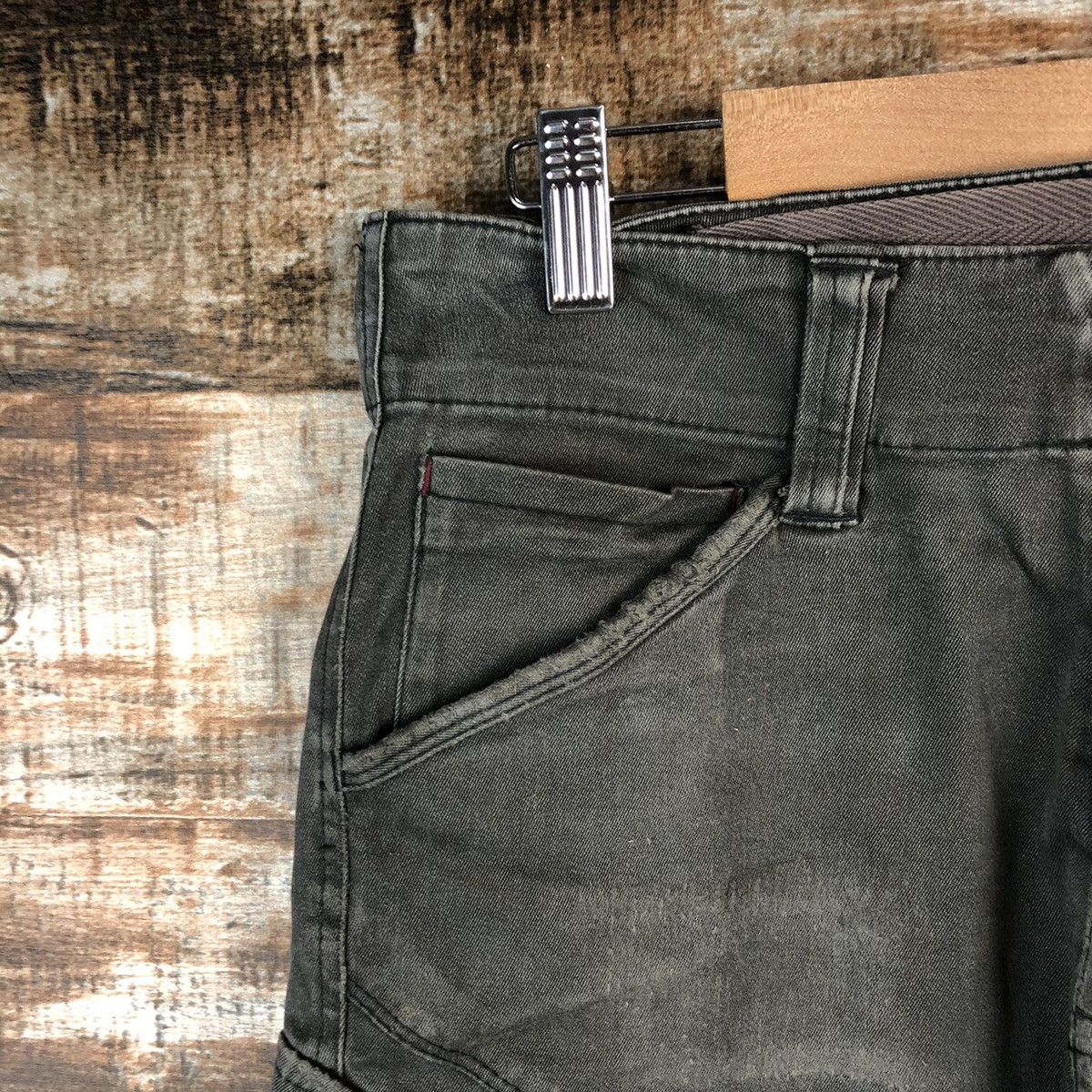 Japanese Brand Japanese Brand Grey Cargo Multipocket Pants #A2537 Size US 30 / EU 46 - 7 Thumbnail