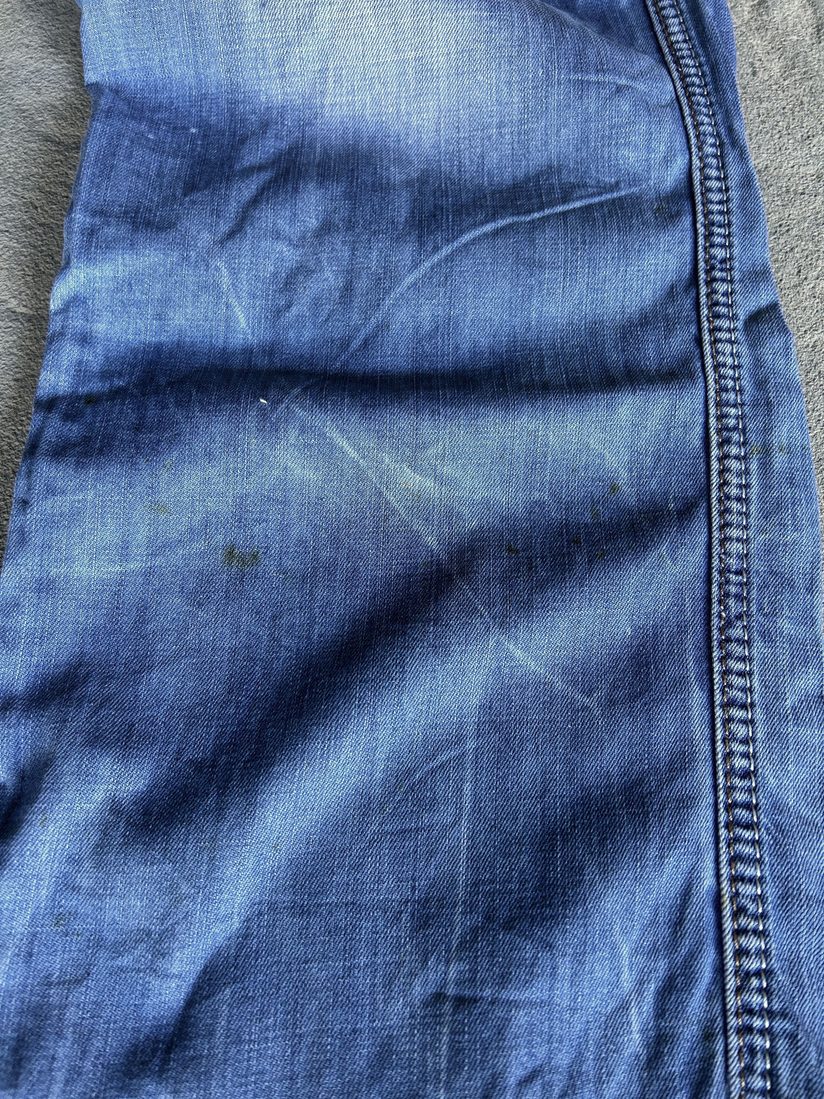 Vintage Vintage Wash Blue Denim Jeans Embroidered Pocket Y2K Style Size US 32 / EU 48 - 10 Thumbnail