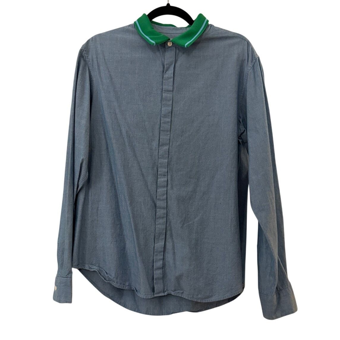 Tomorrowland Tomorrowland Blue Cotton Shirt Size US L / EU 52-54 / 3 - 1 Thumbnail