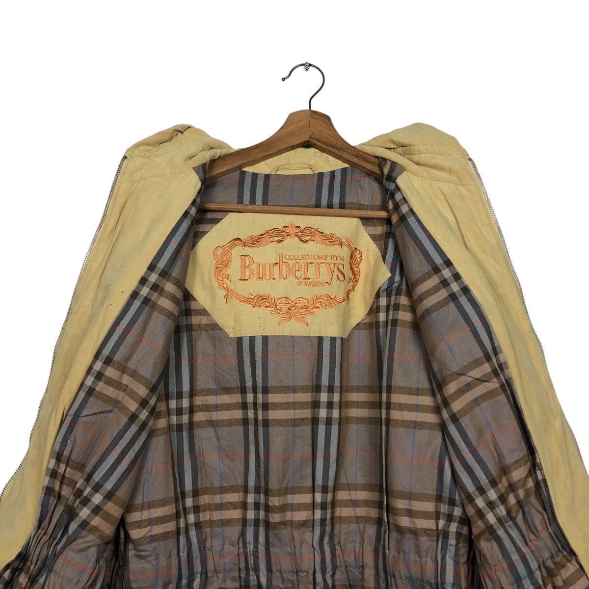 Burberry 📌Vintage Burberrys Parka Jacket Blanket Big Logo Nova Check Size M / US 6-8 / IT 42-44 - 16 Thumbnail