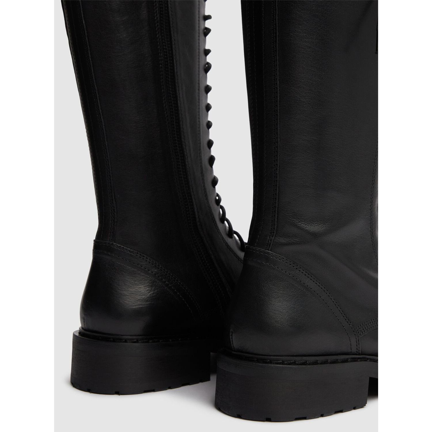 Ann Demeulemeester Ann Demeulemeester Danny Black Leather High Boots New & Auth Size US 8 / IT 38 - 4 Thumbnail