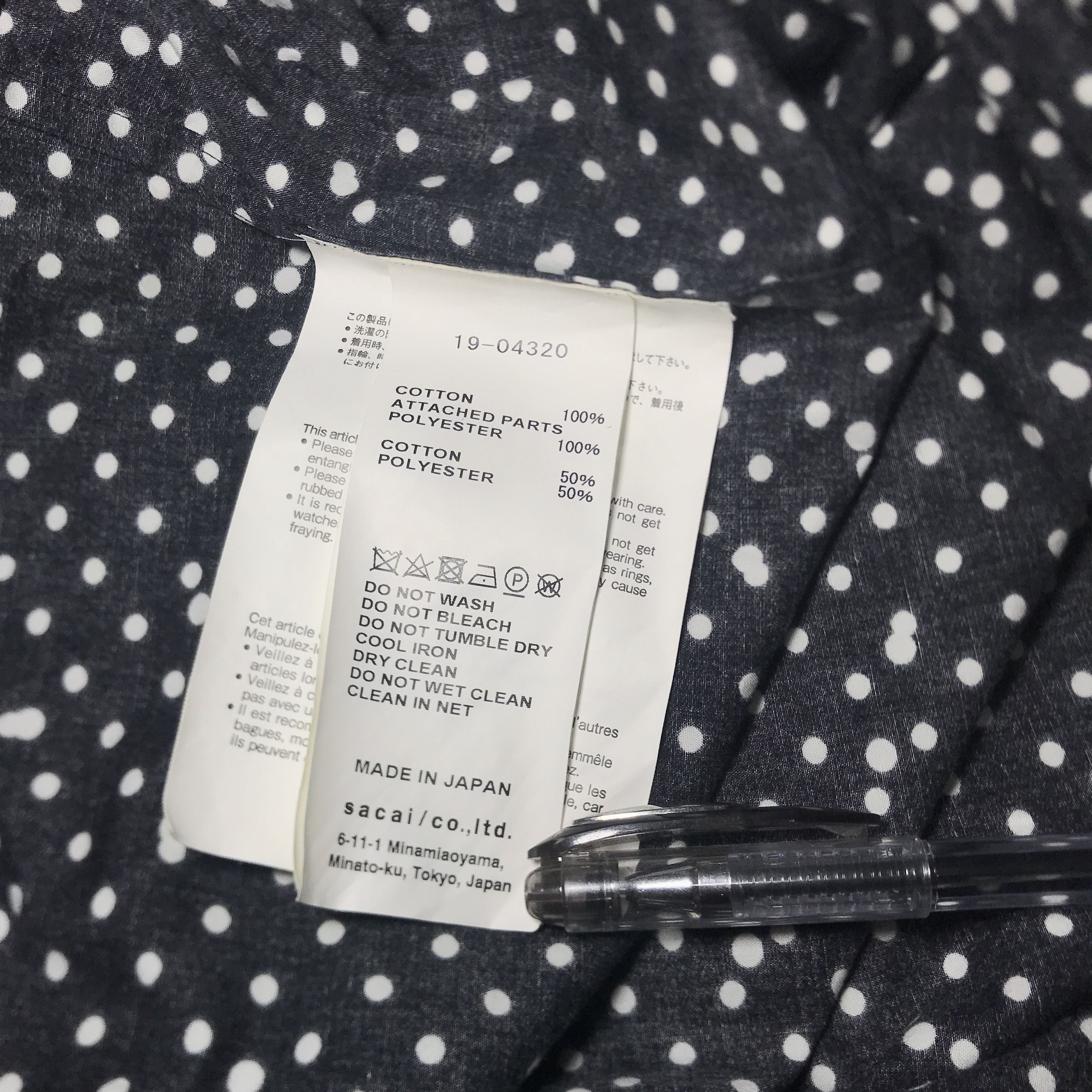 Sacai SACAI SPRING SUMMER COLLECTION 2019 Size M / US 6-8 / IT 42-44 - 9 Thumbnail