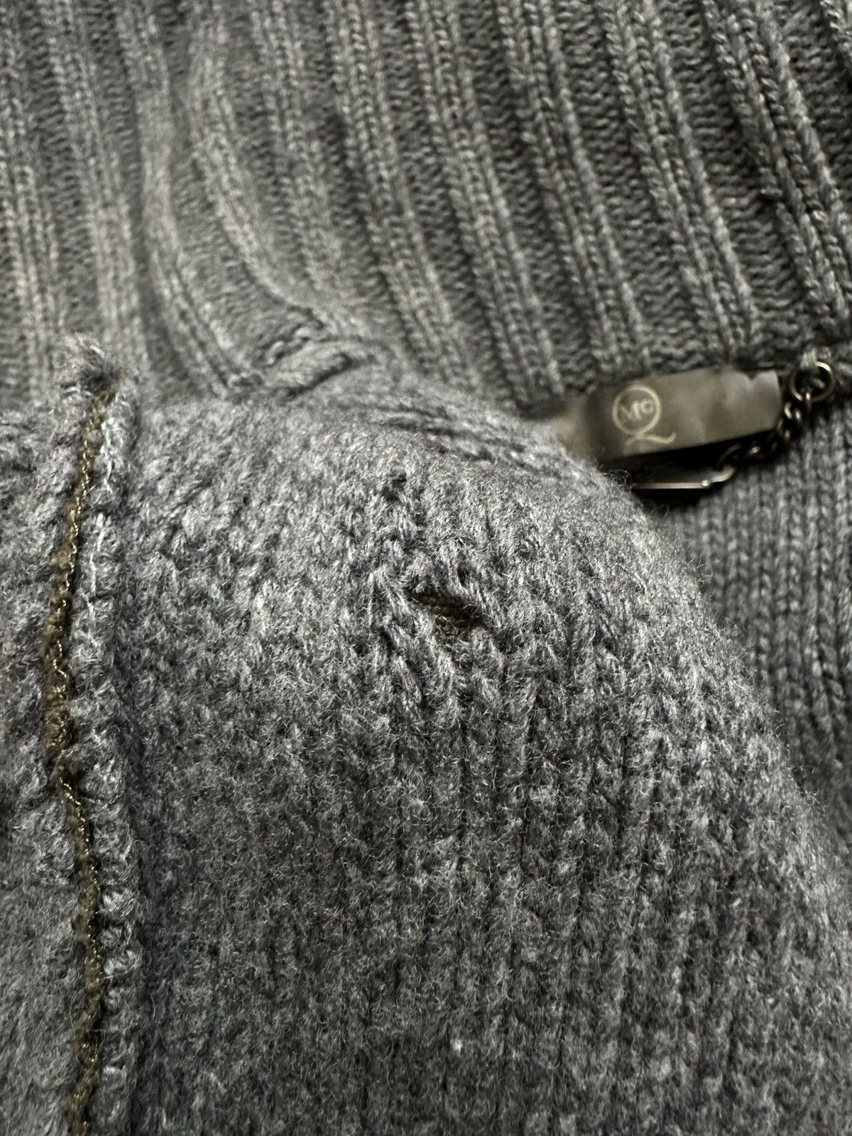 Alexander McQueen Alexander McQueen knitted coat high neck jacket military Size S / US 4 / IT 40 - 11 Thumbnail