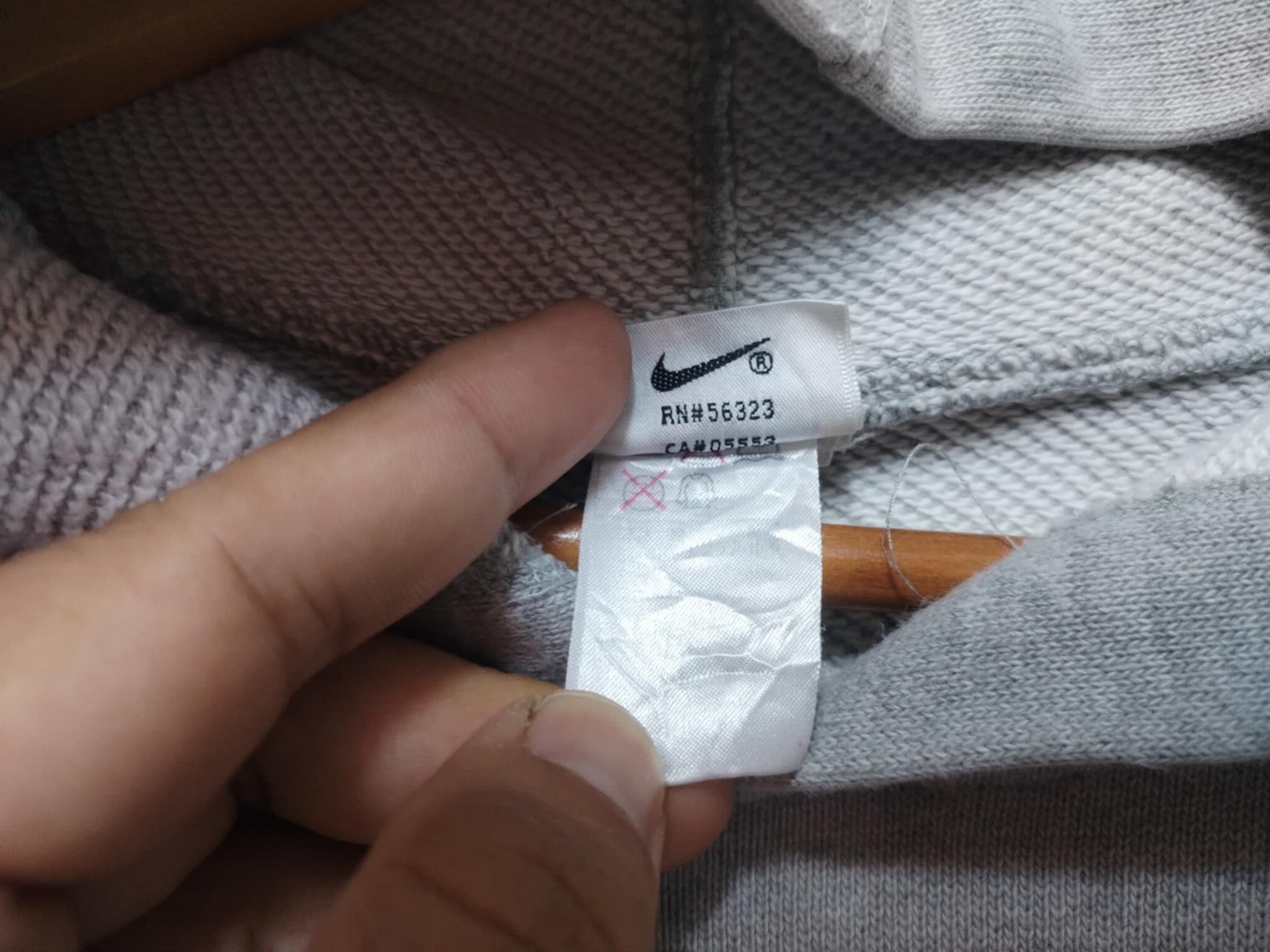 Nike × Vintage Vintage Nike Distressed Faded Hoodie Size US L / EU 52-54 / 3 - 6 Thumbnail