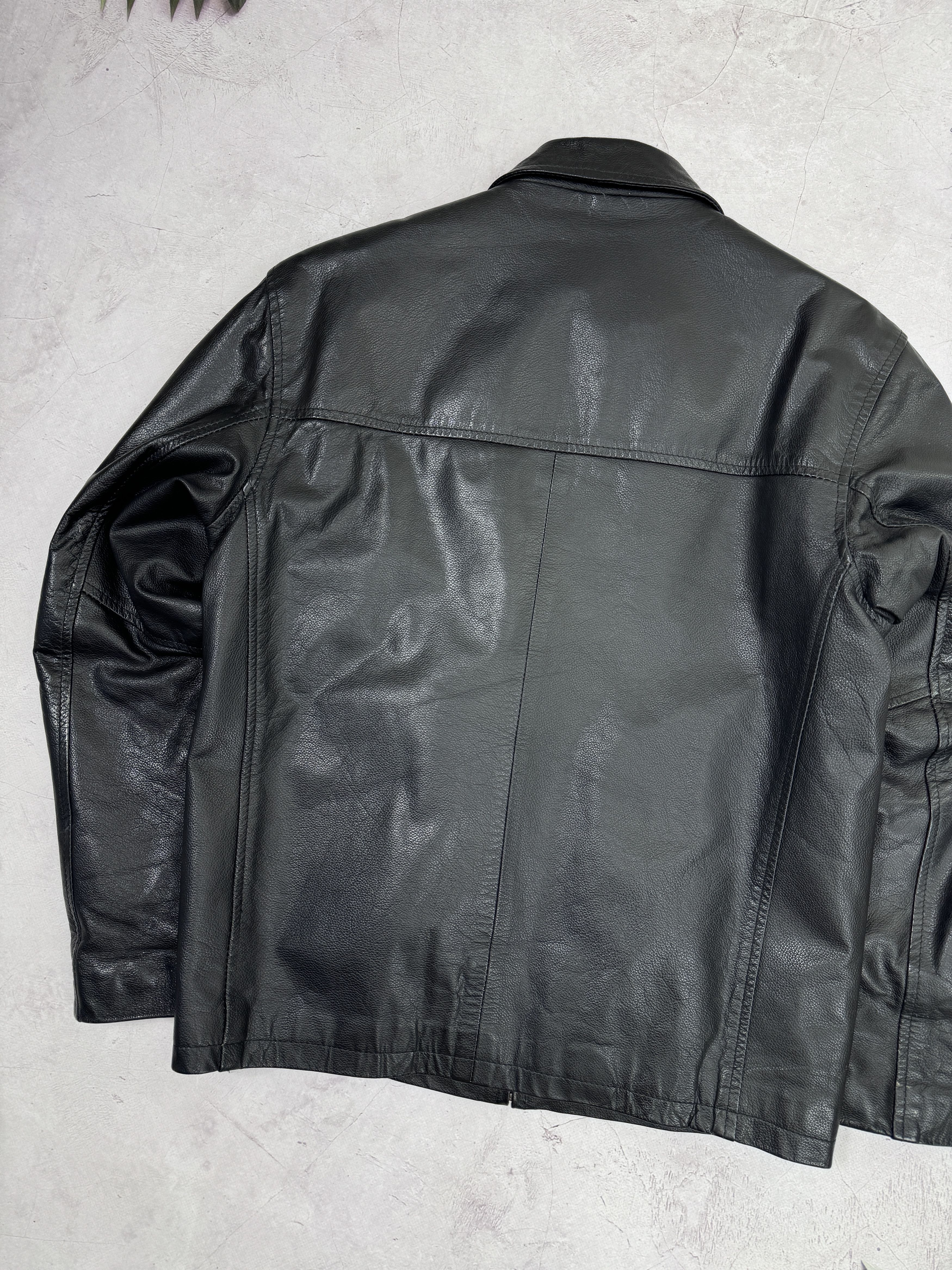 Kangol × Vintage Vintage Kangol Leather Jacket Full Zip Size US M / EU 48-50 / 2 - 18 Thumbnail
