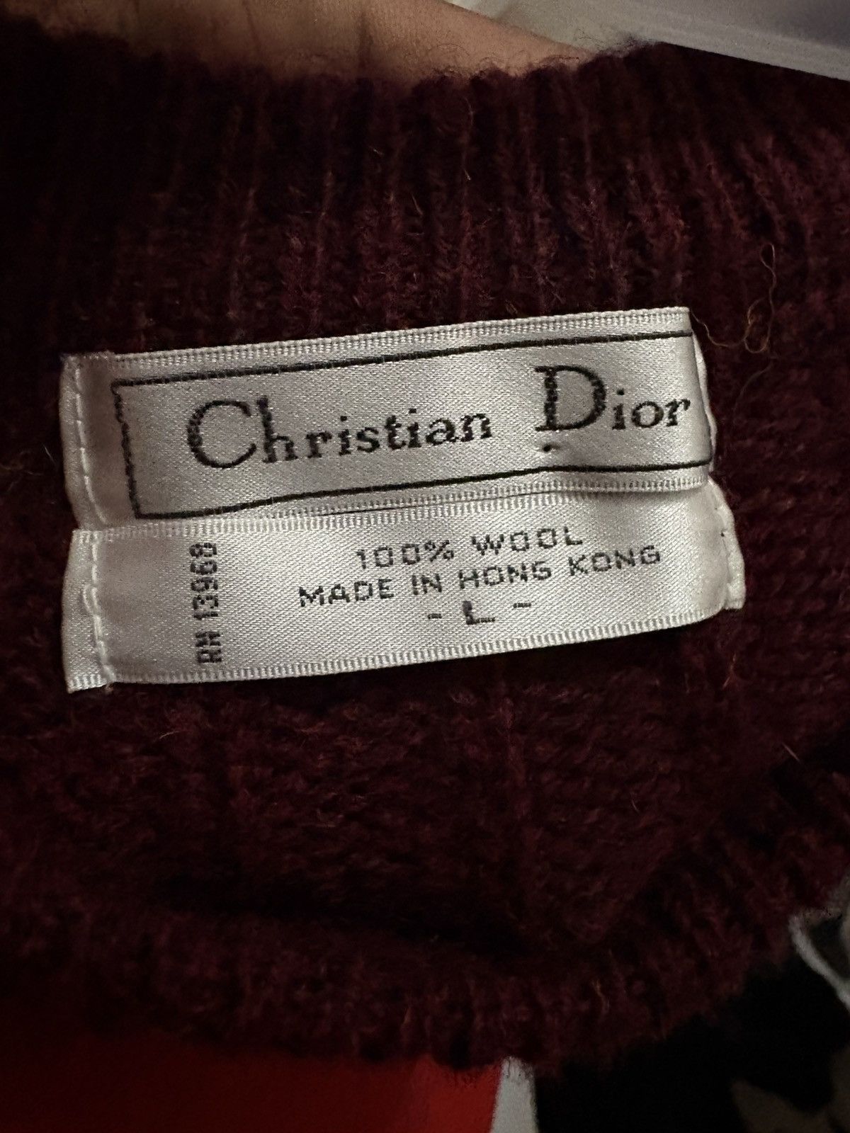 Christian Dior Monsieur Christian Dior Knit Sweater sz L Size US L / EU 52-54 / 3 - 2 Thumbnail