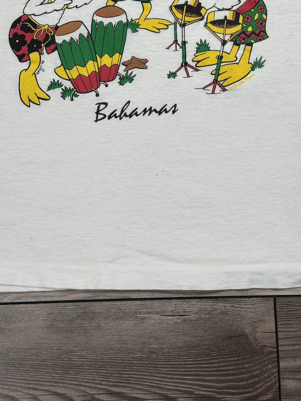 Vintage Vintage “We Be Jammin” Jamaican Duck T Shirt Size US L / EU 52-54 / 3 - 3 Thumbnail